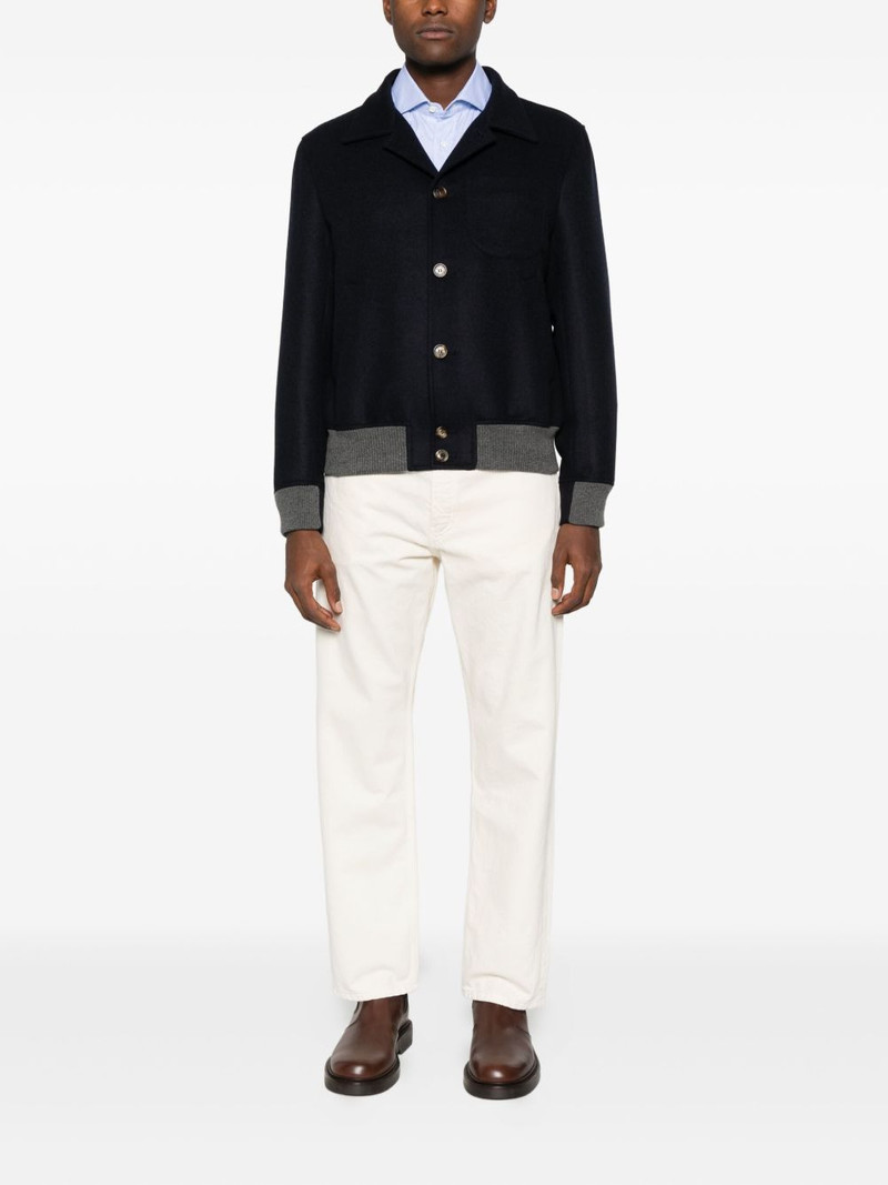 Brunello Cucinelli wool bomber jacket outlook