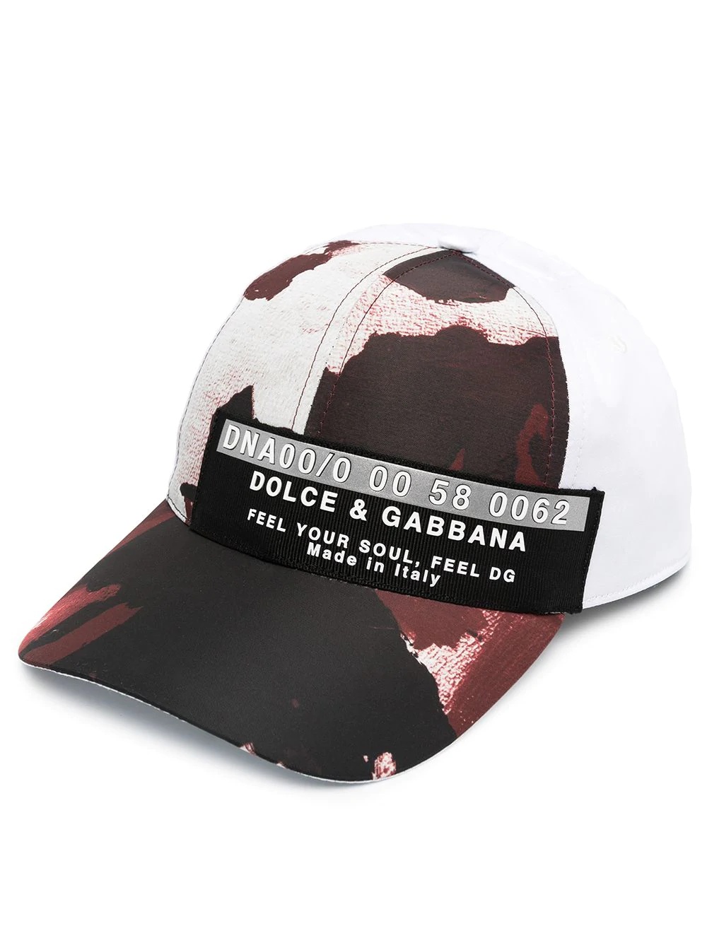 painted camo logo cap - 1