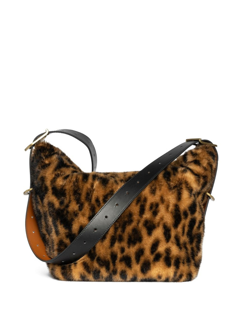 Zadig & Voltaire leopard-print shoulder bag outlook