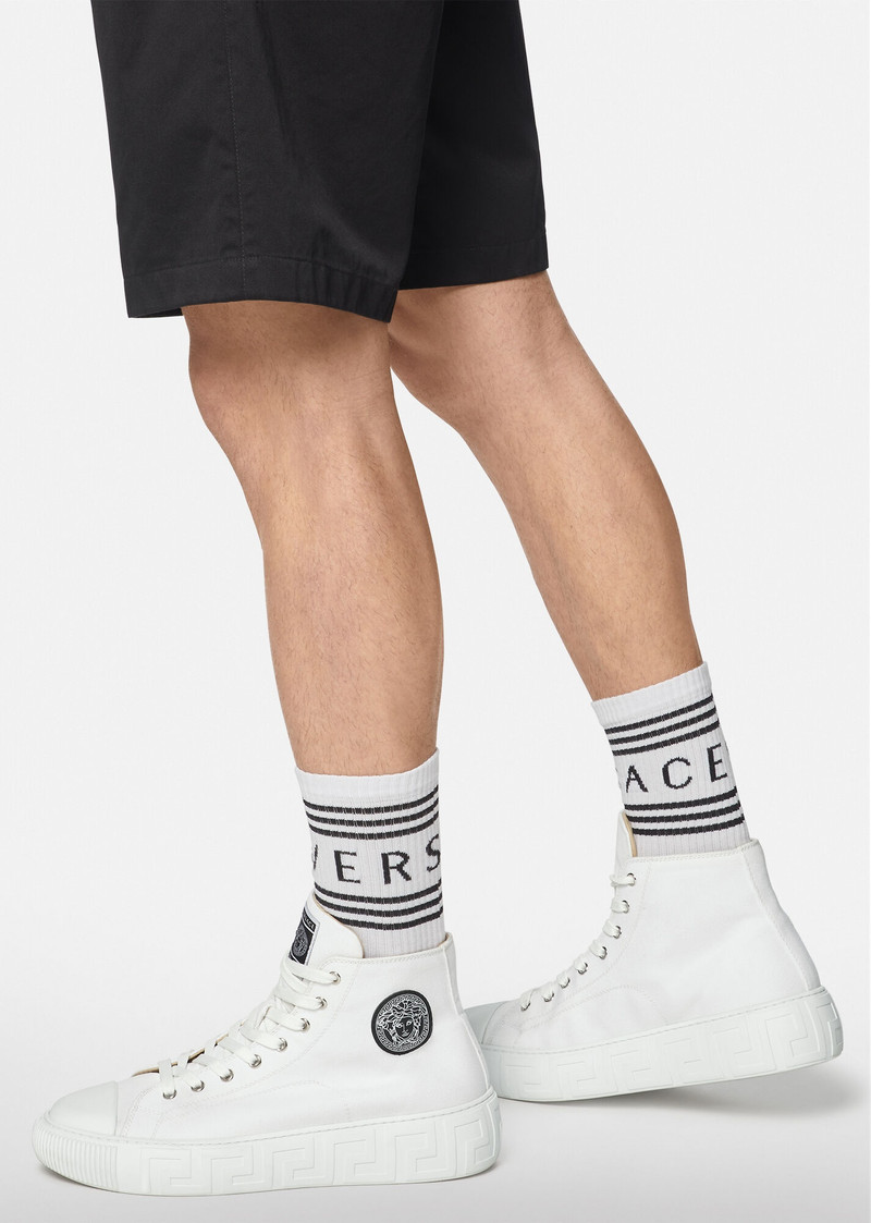 VERSACE Greca High Top Sneakers outlook