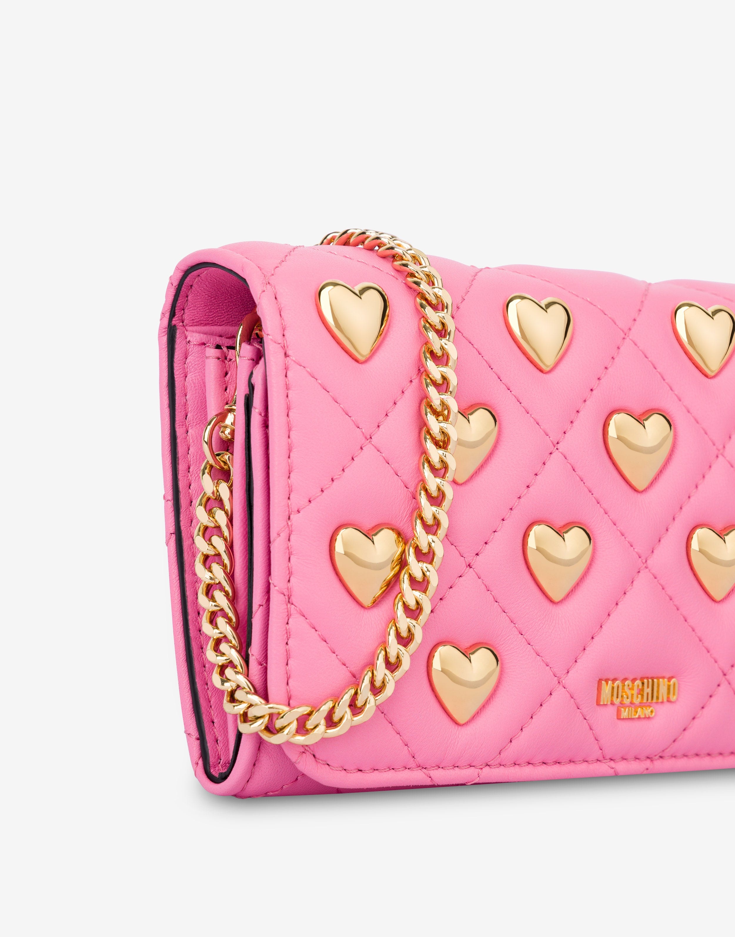 HEART STUDS MINI WALLET BAG - 4