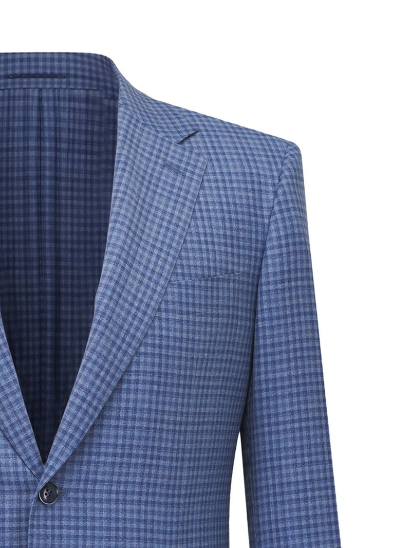 Canali checkered button jacket outlook