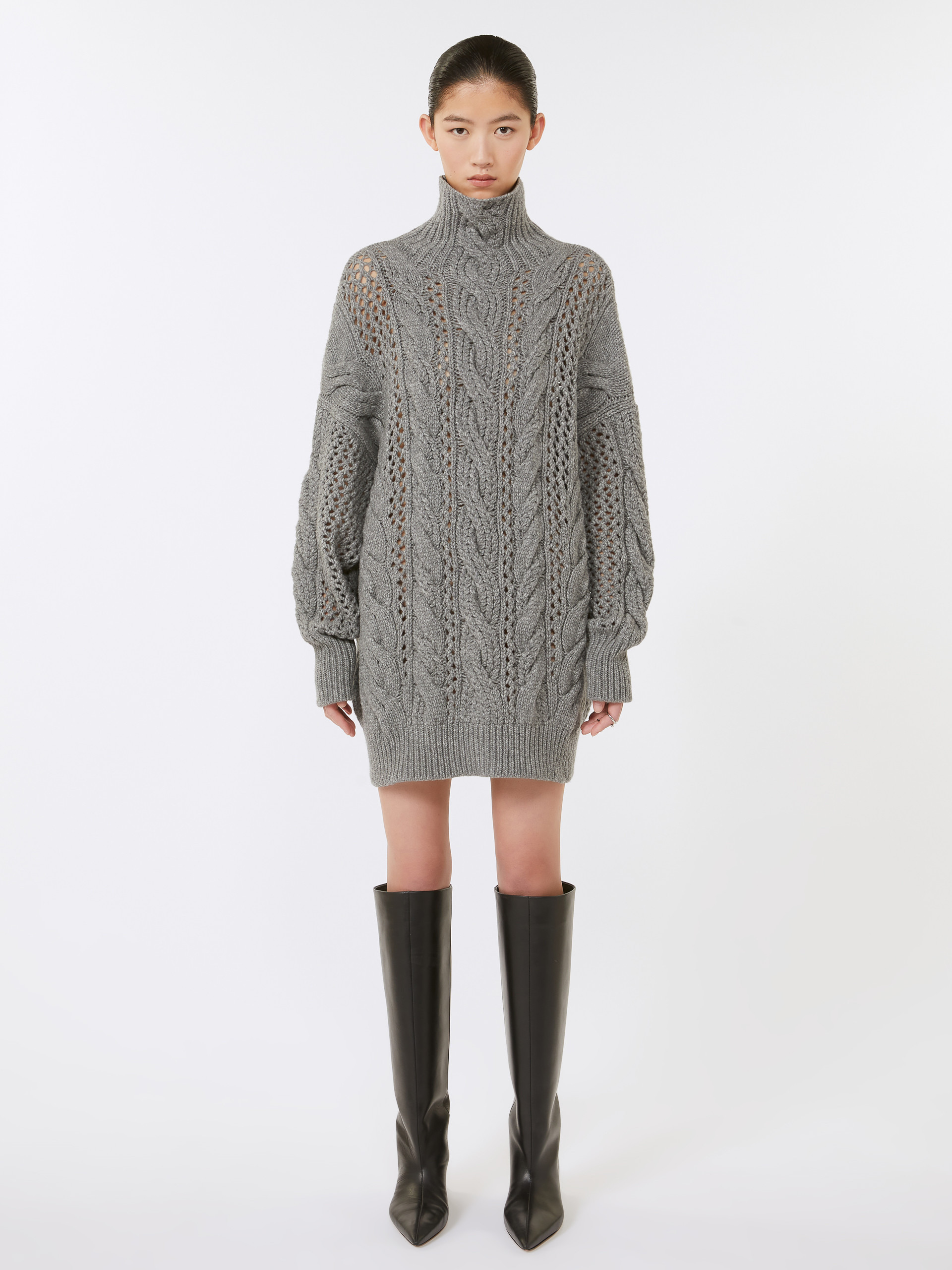 CALCO Oversized cable-knit sweater - 3