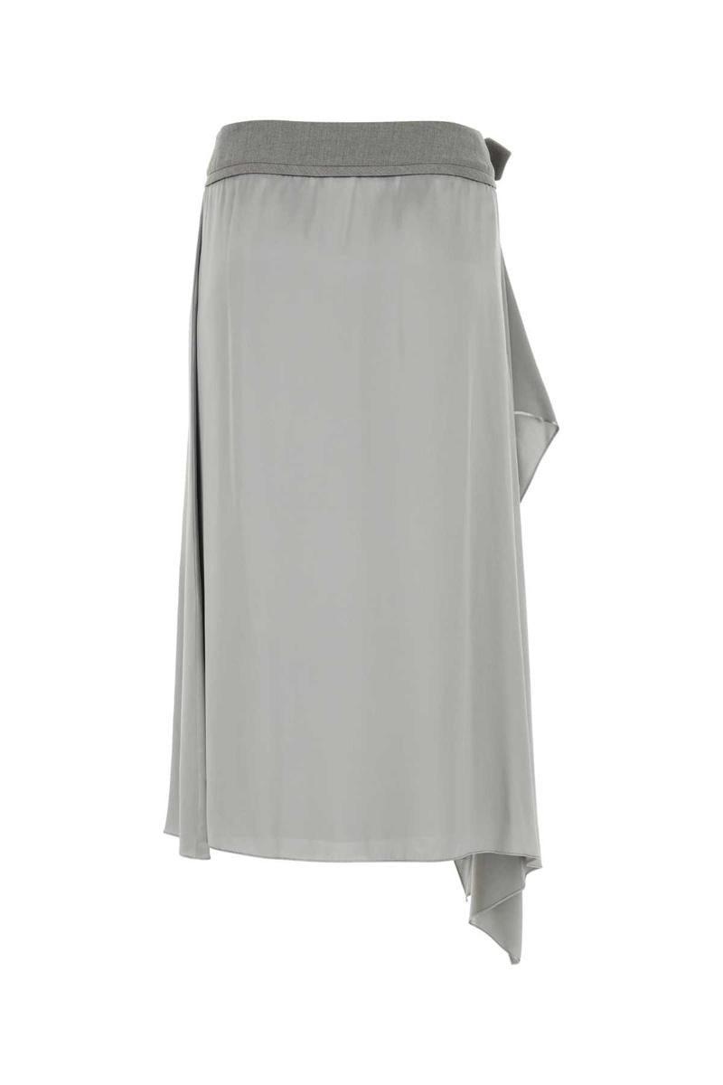 スカート FENDI Women Mid Skirts FQ7449ANQ9 F0RTU GREY FENDI FENDI SKIRTS | baltini | REVERSIBLE