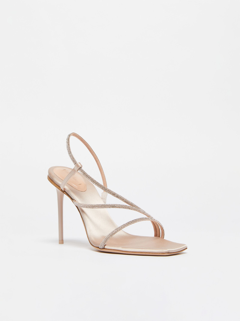 Max Mara STARK Rhinestone sandals outlook