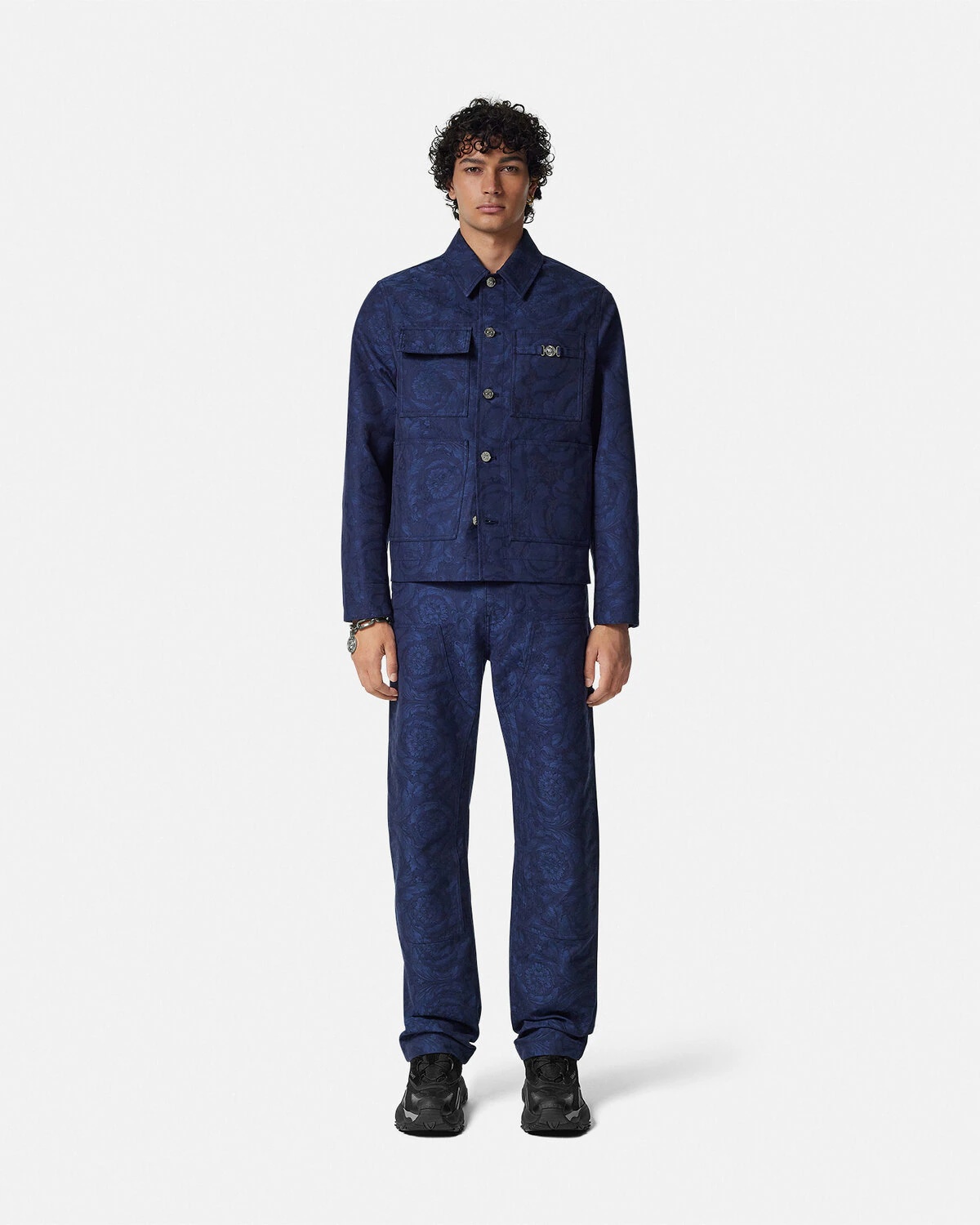 Barocco Jacquard Carpenter Pants - 2