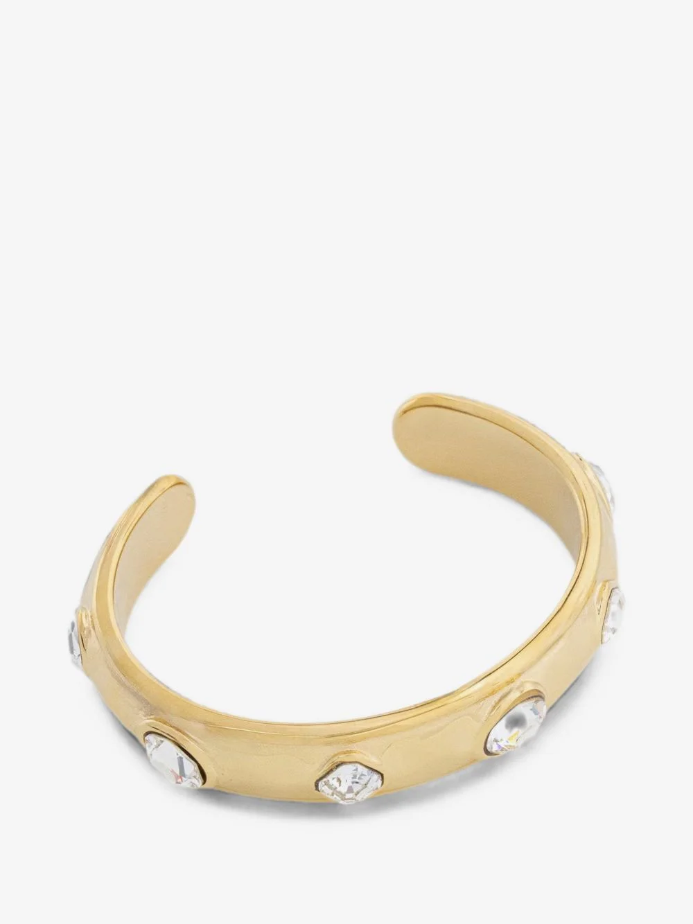 crystal-embellished cuff bracelet - 1
