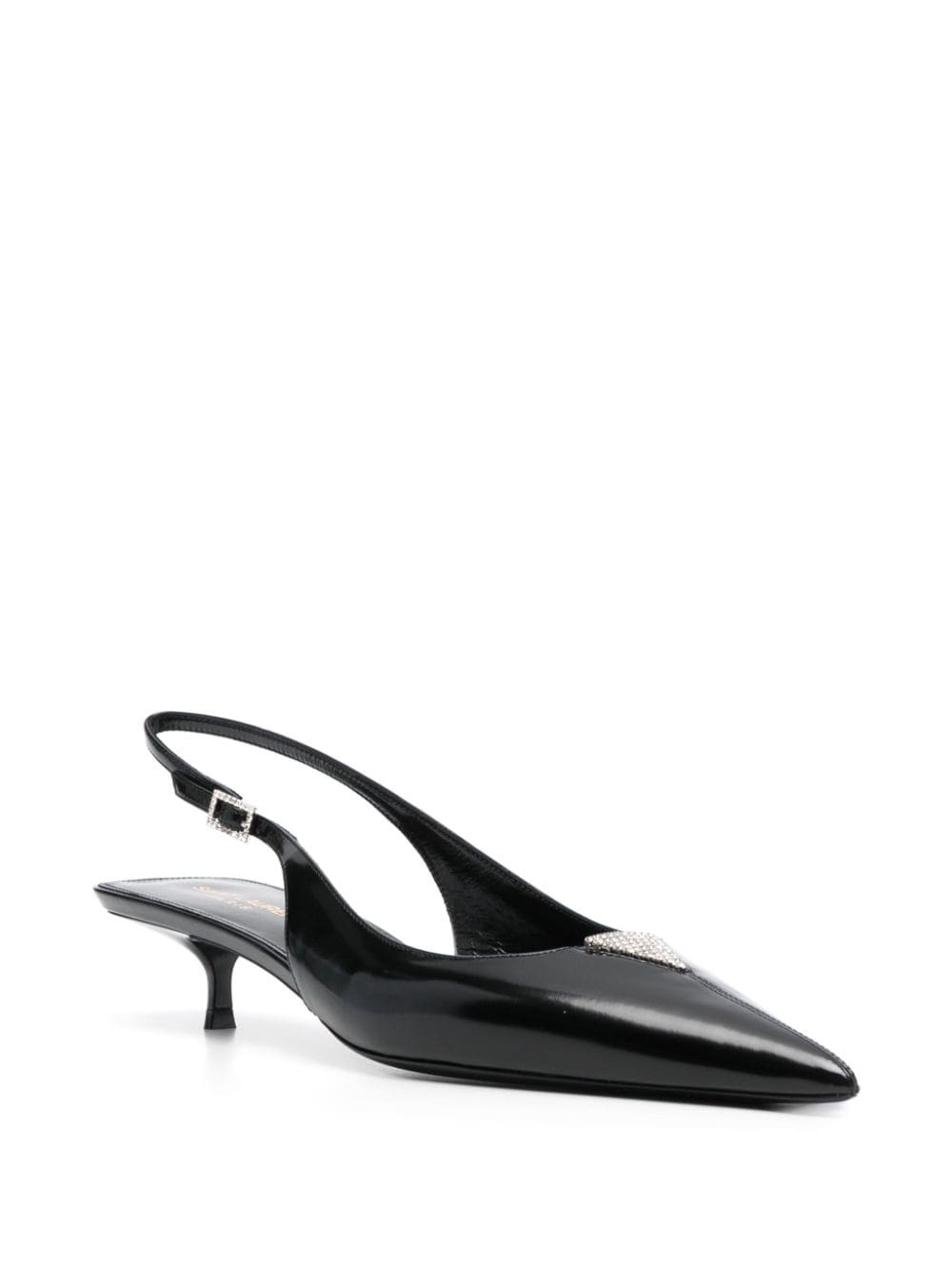 Cherish 30mm rhinestone-embellished pumps - 2