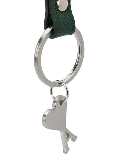 AMI Paris Ami De Coeur large strap keyring  outlook