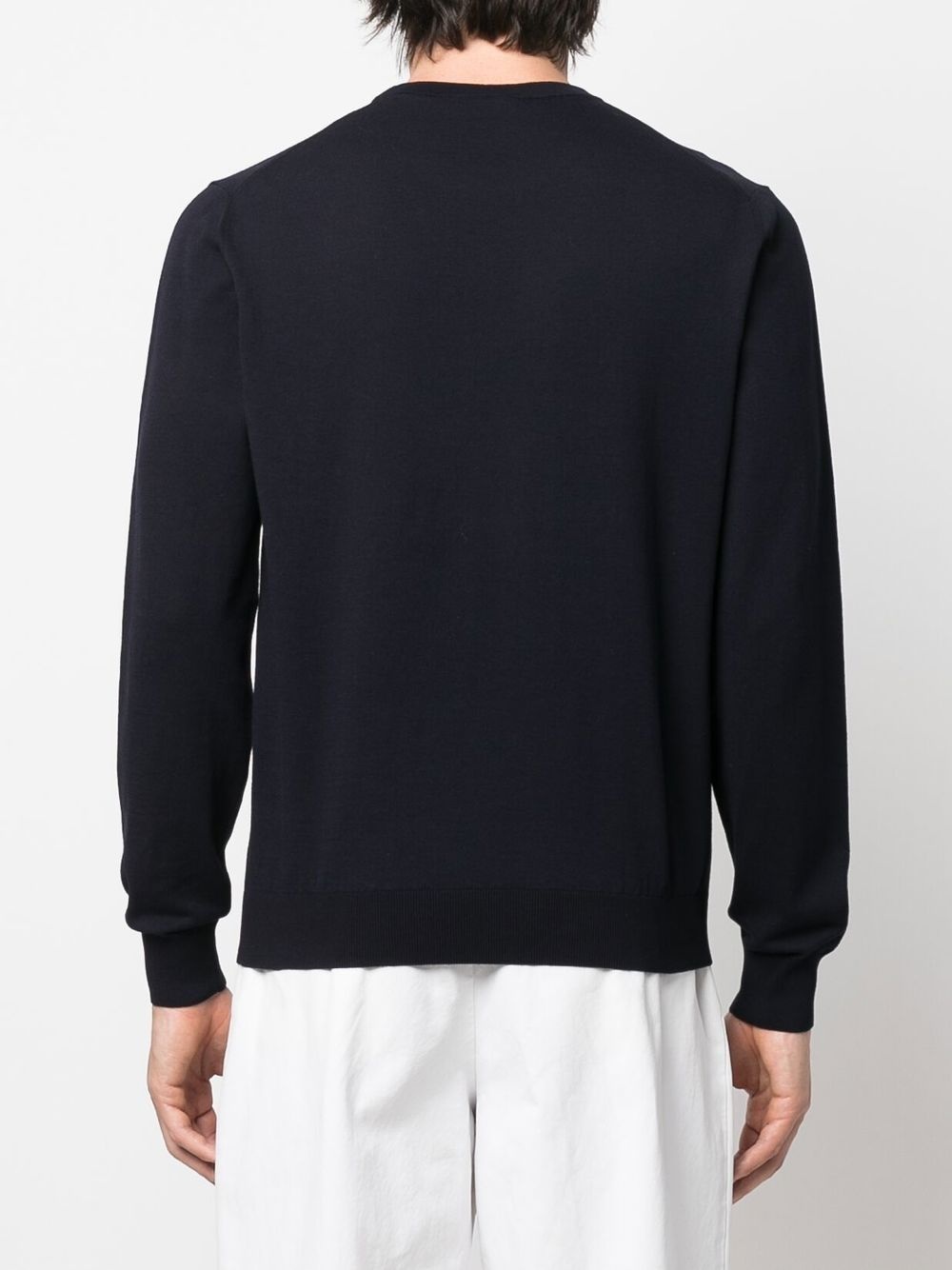 round-neck knit jumper - 4