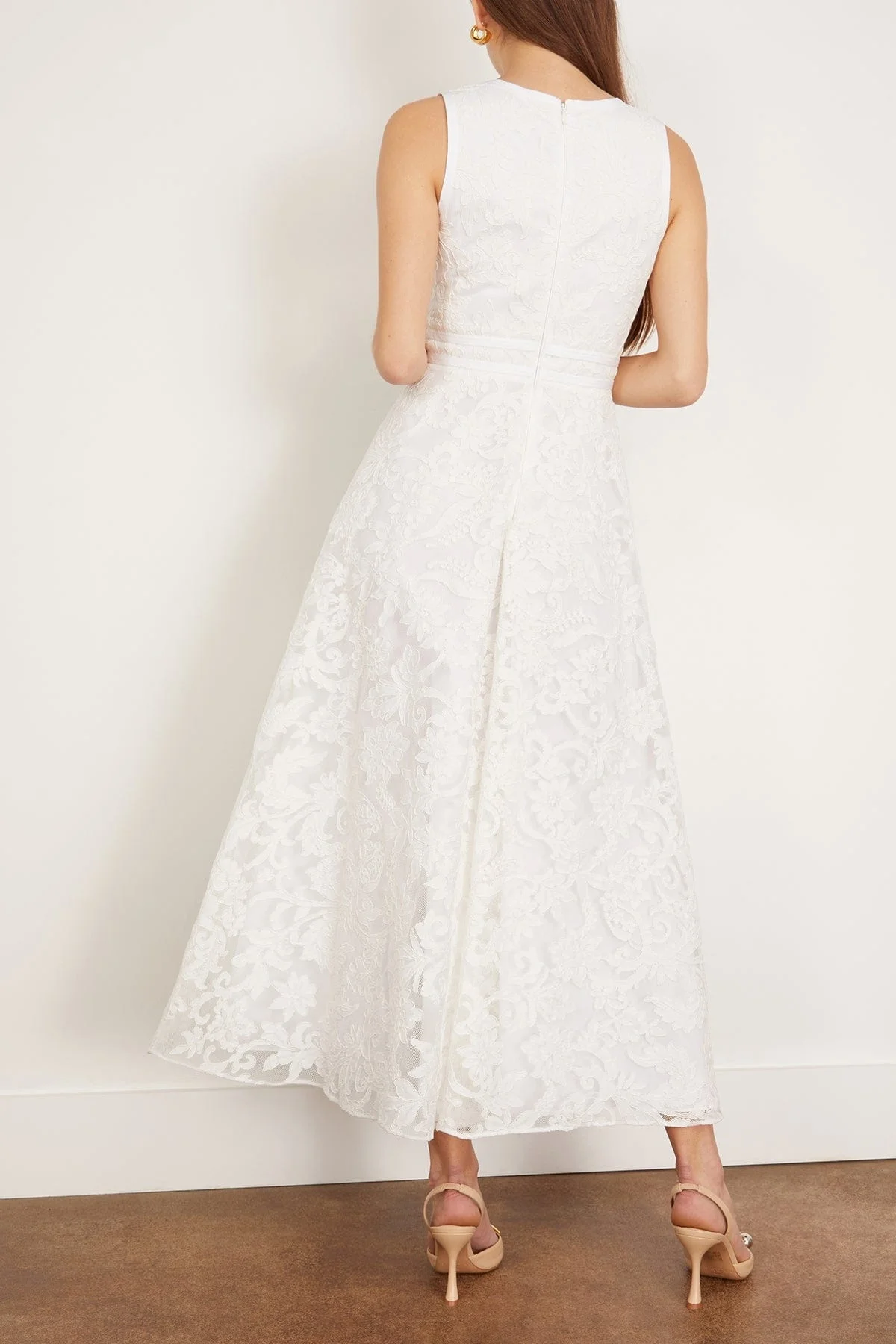 chinese dress ladies Giambattista Valli White Patterned Mini Dress main image 1