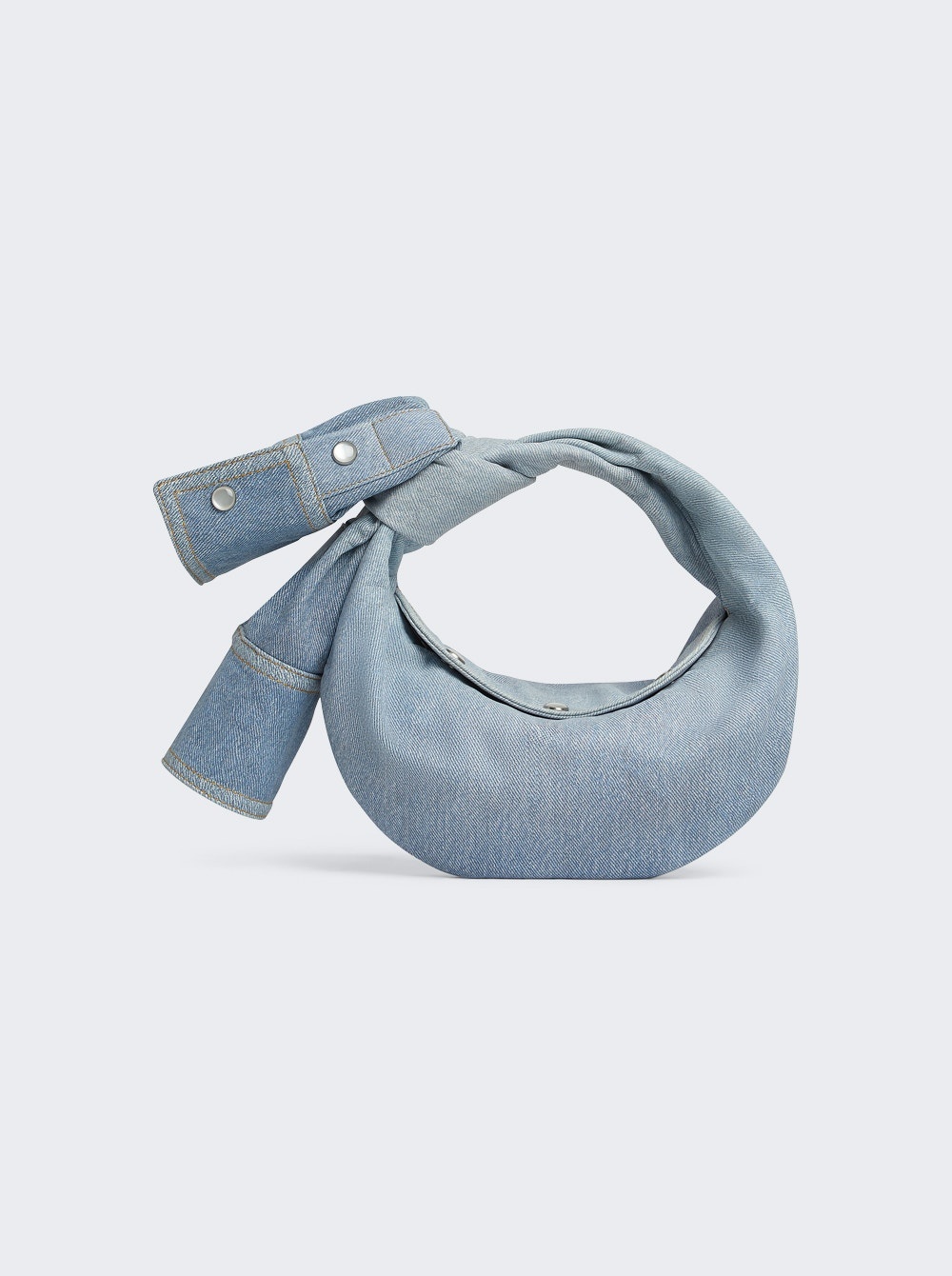 Mini Jodie Handbag Blue Wash Denim Effect Leather - 1