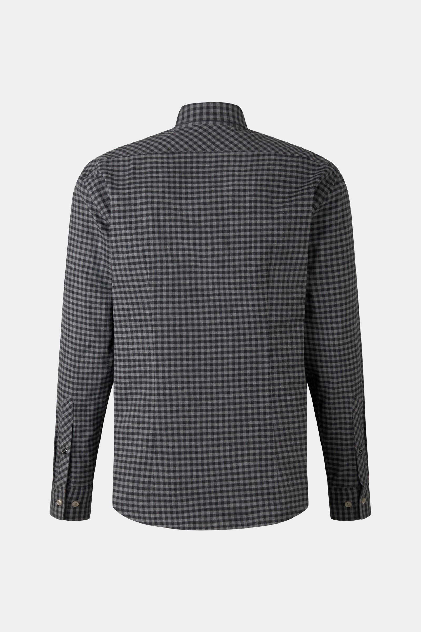 Timi Flannel shirt in Light grey/anthracite - 5