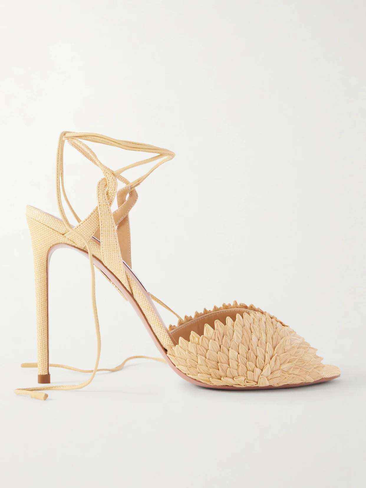 Rio Flirt 105 Mm Raffia Sandals - 1