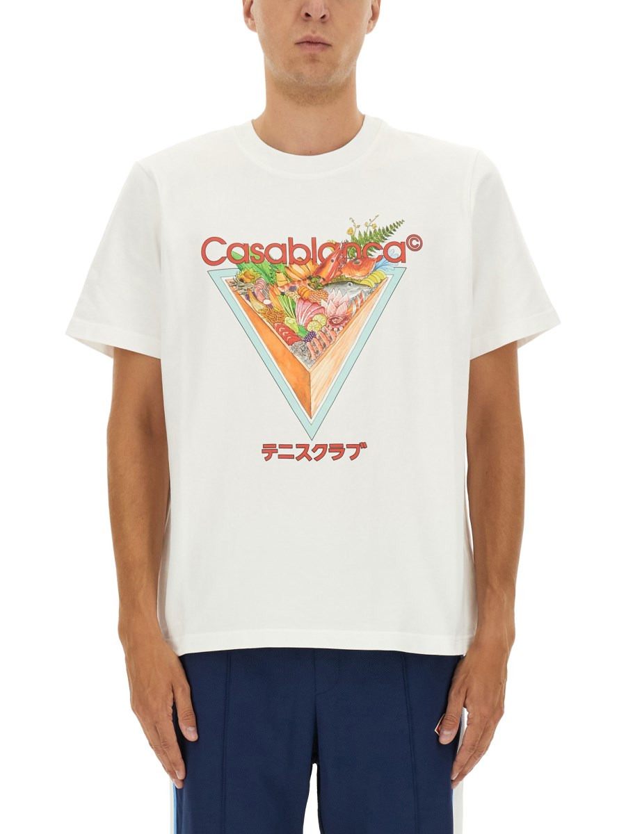 COTTON LOGO PRINT T-SHIRT - 1
