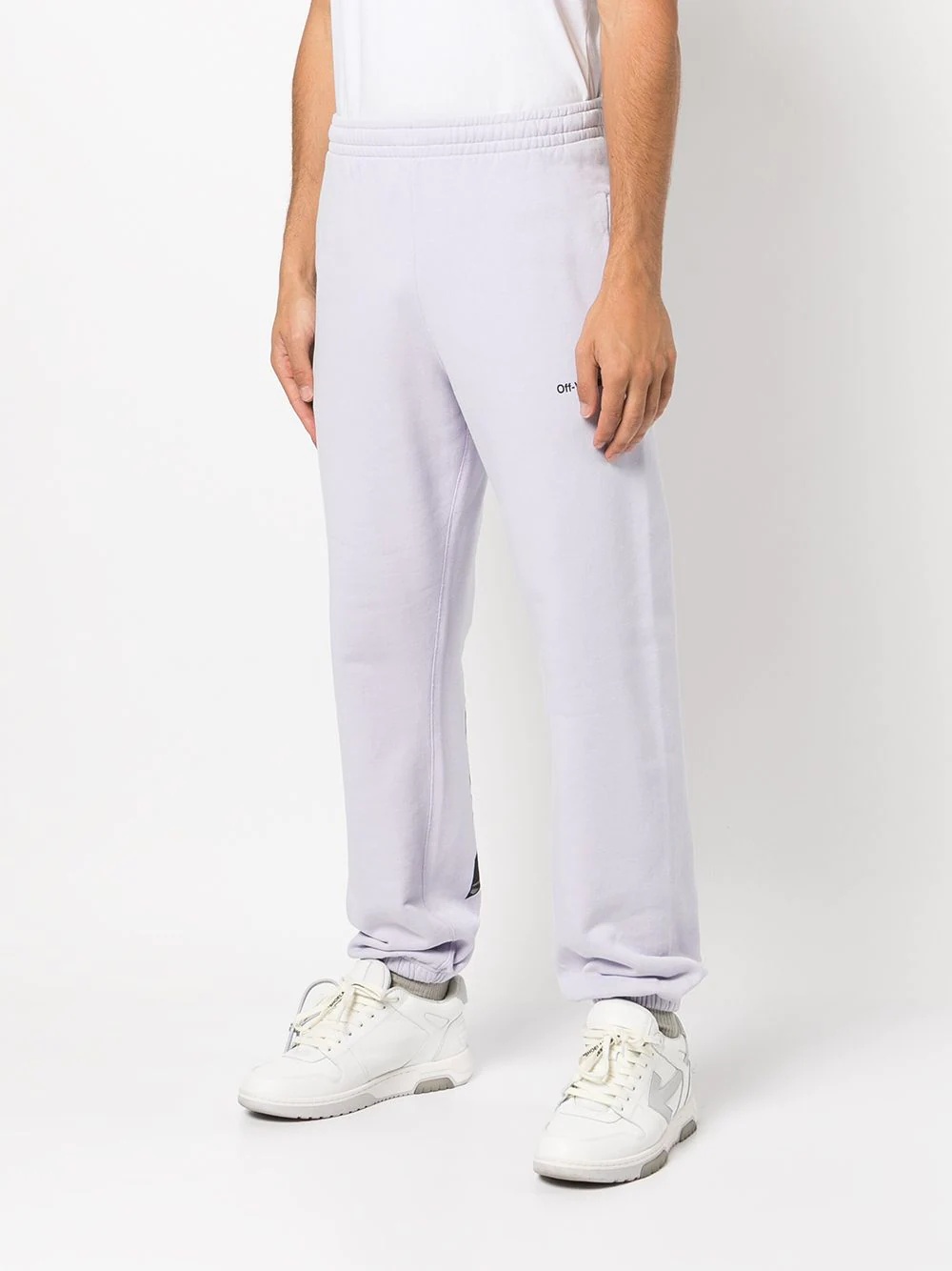 Diag Stripe-print track pants - 3