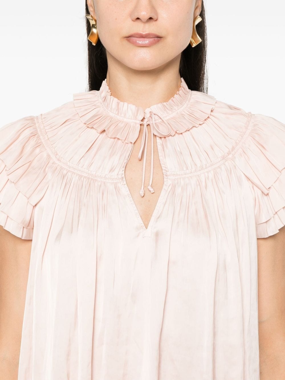 Liv plissÃ©-effect blouse - 5