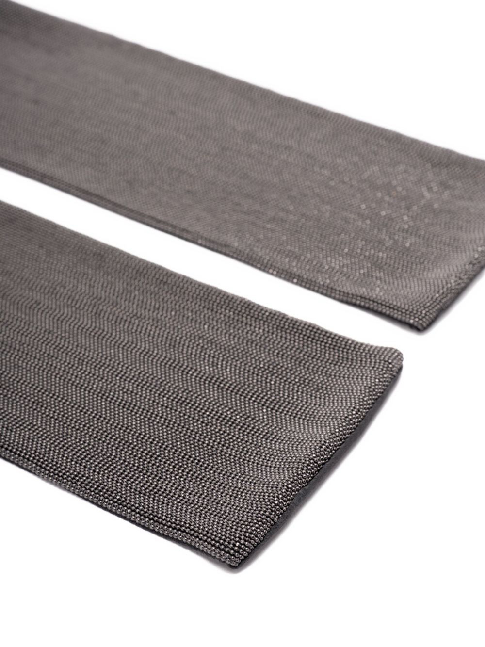 metallic-detail scarf - 2