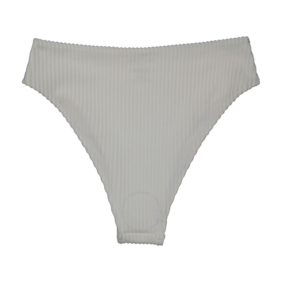 Faithfull The Brand - Faithfull The Brand Ladies Plain Off White Chania Bikini, Size Large - 5