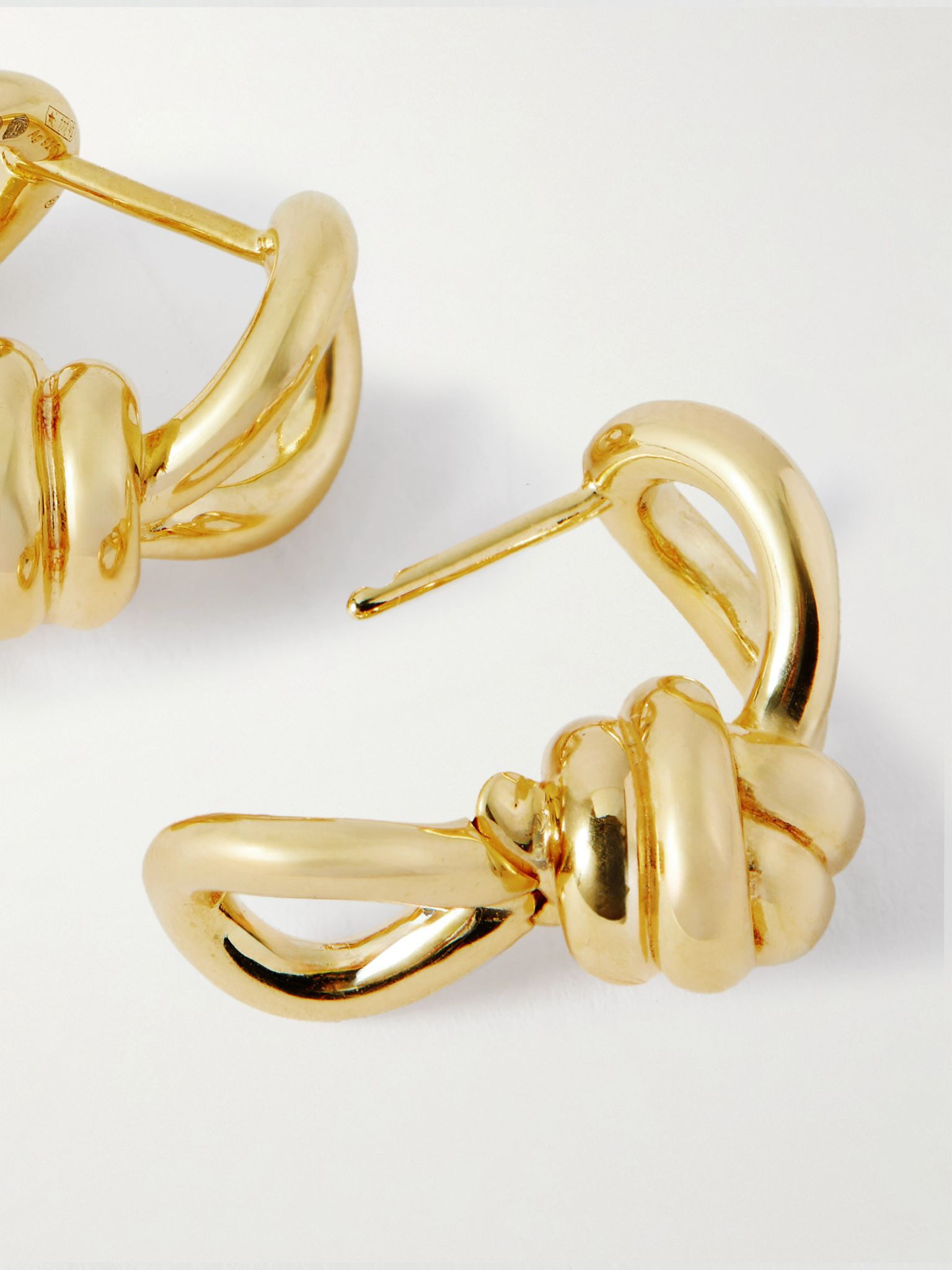 Gold-plated silver earrings Gold - 3