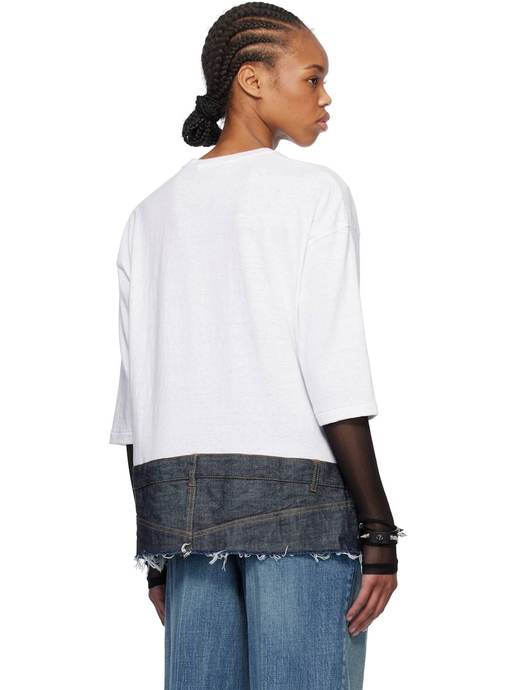 White Jeans T-shirt - 3