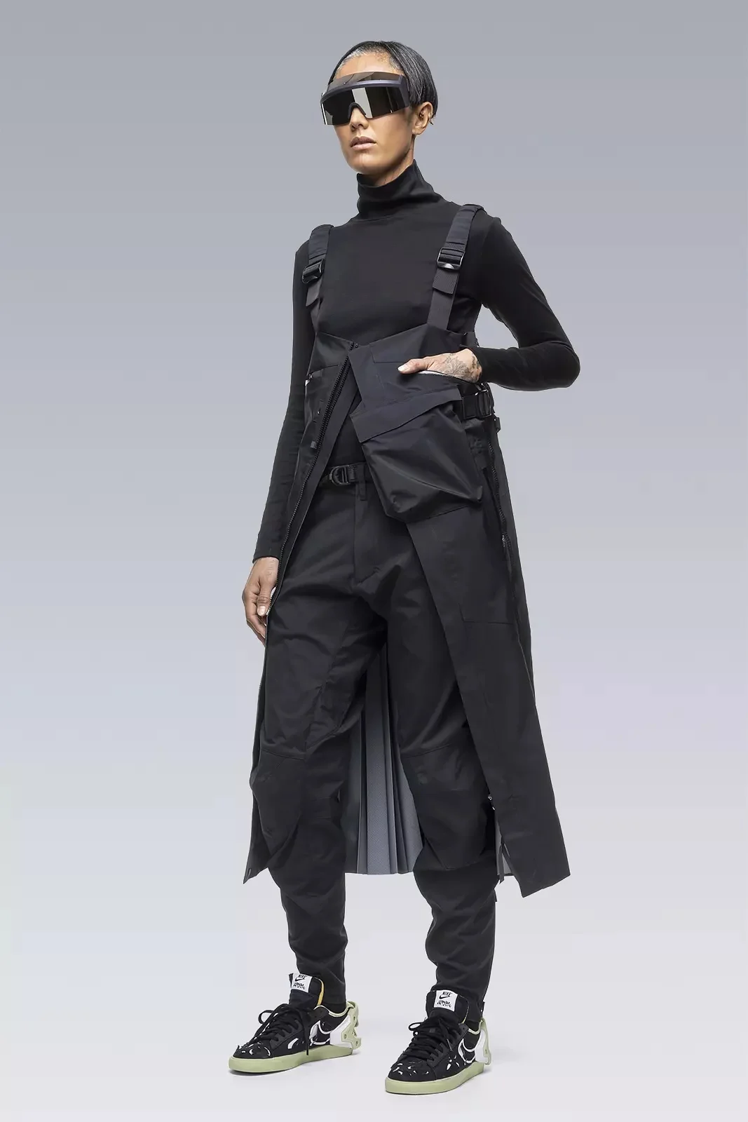 ACRONYM SAC-D6012 sacai / ACRONYM Dress Black | REVERSIBLE