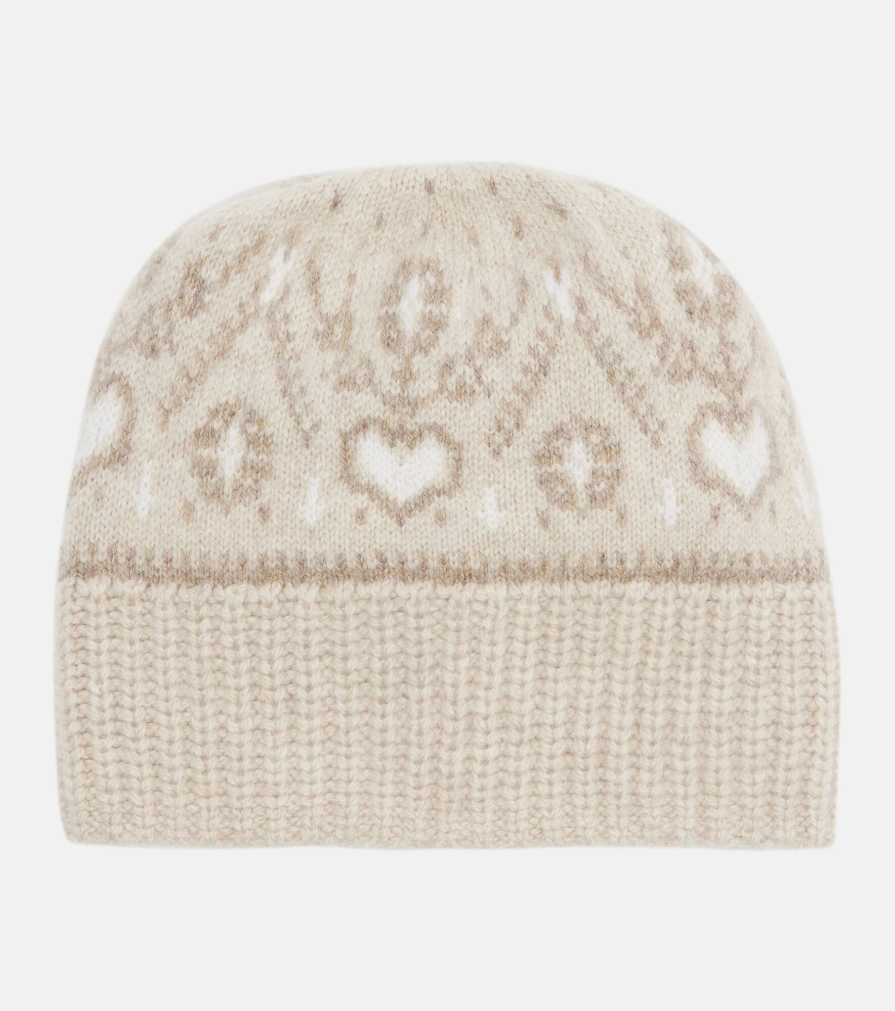 Avers Fair Isle cashmere beanie - 1
