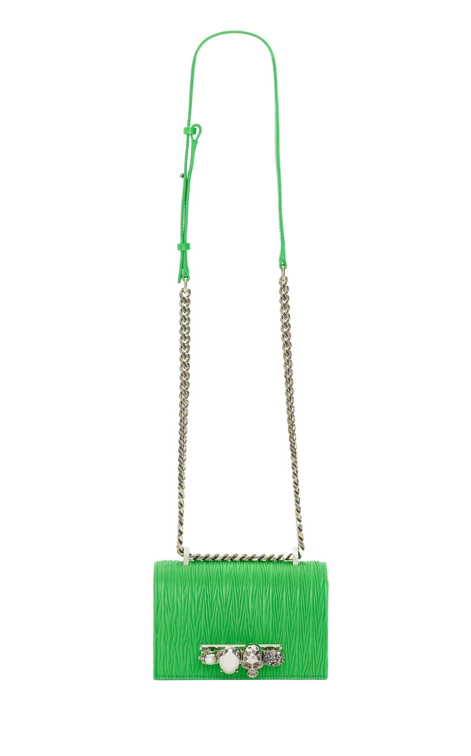 Jewelled Small Crossbody Satchel Bag - 6
