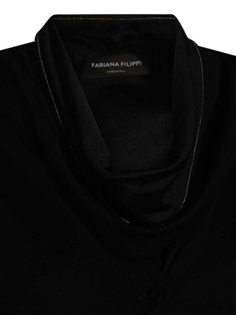 cowl-neck button top 4