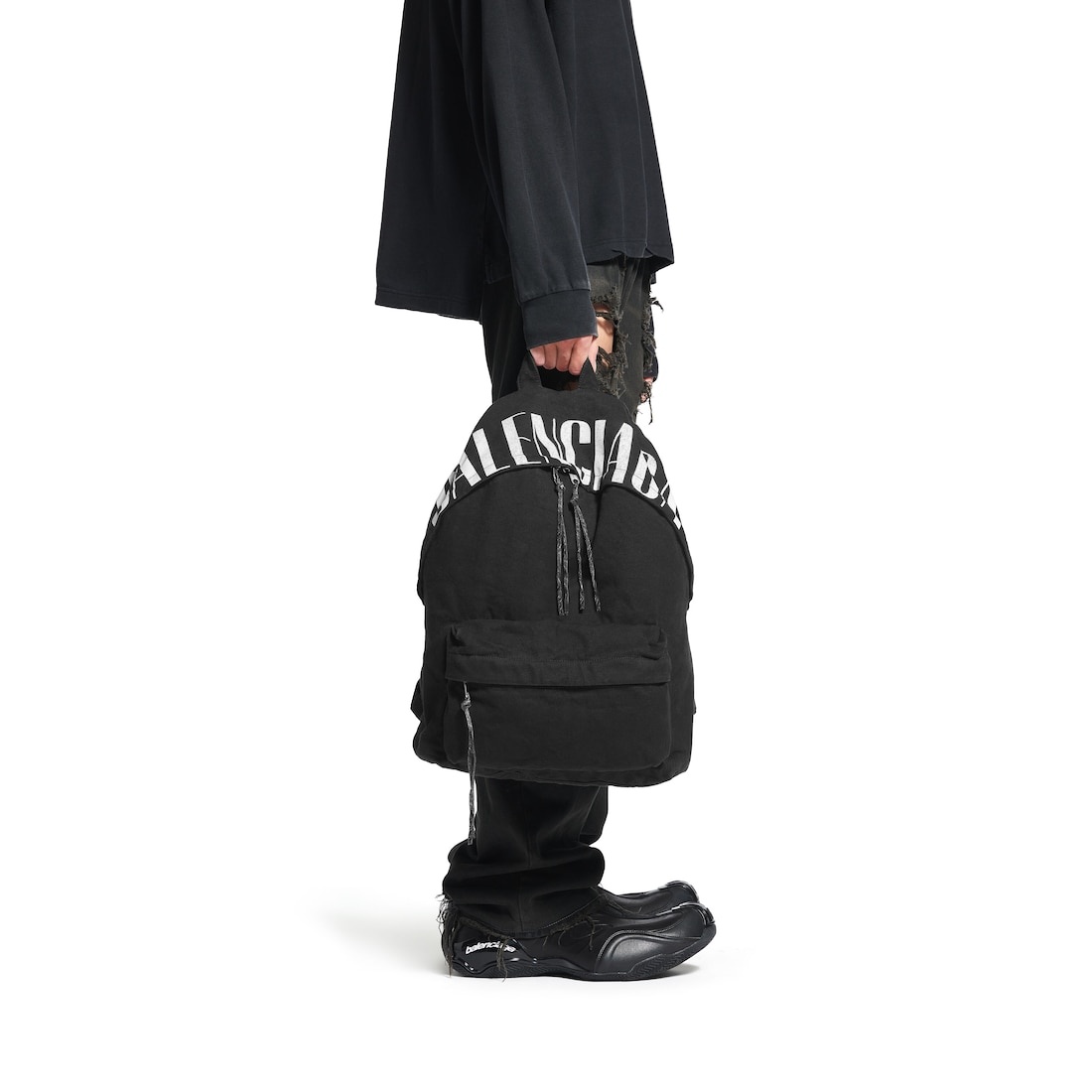 Men's Editor Backpack  in Black/white - 6