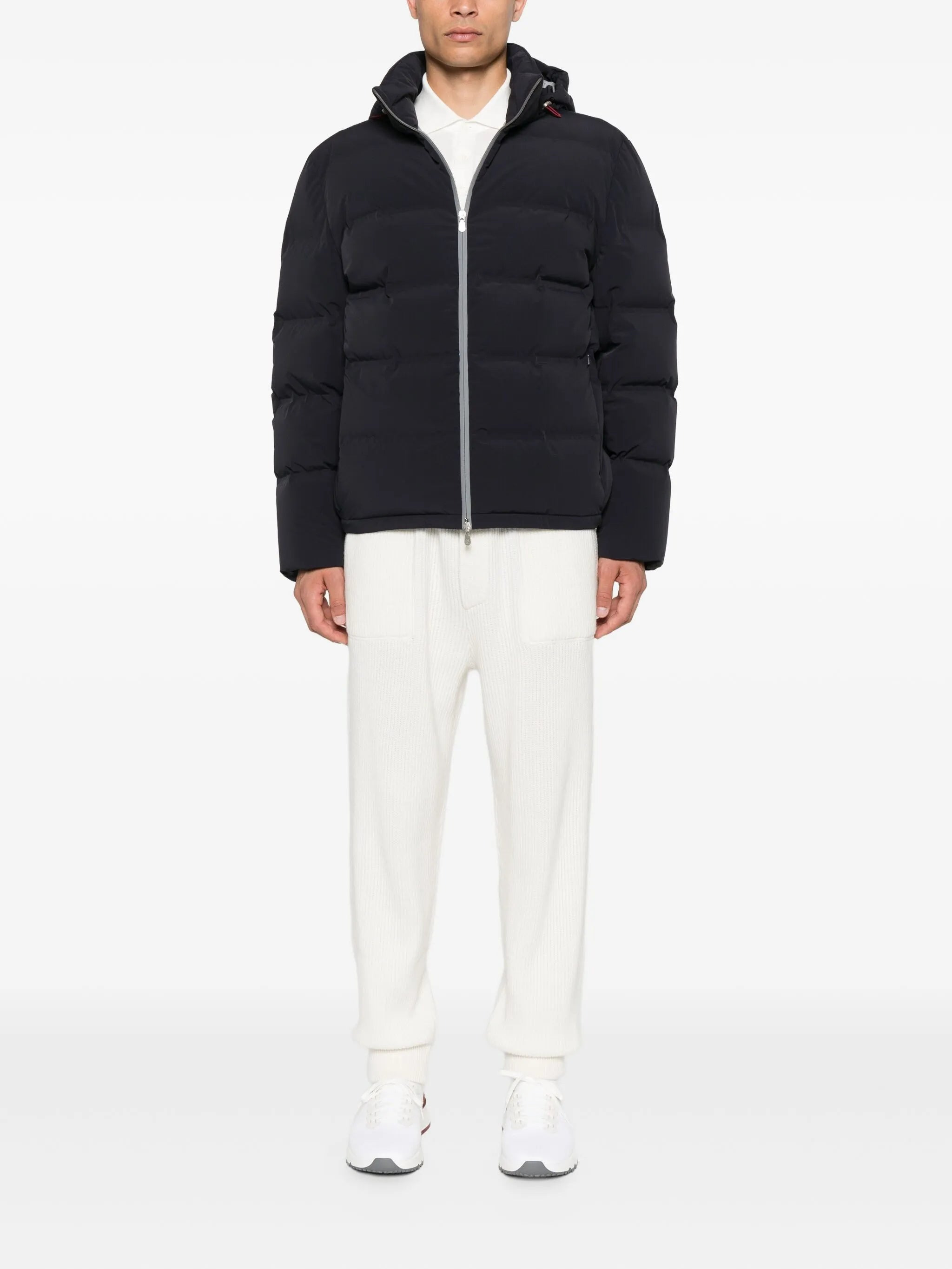 Brunello Cucinelli Hooded Quilted Jacket - 5
