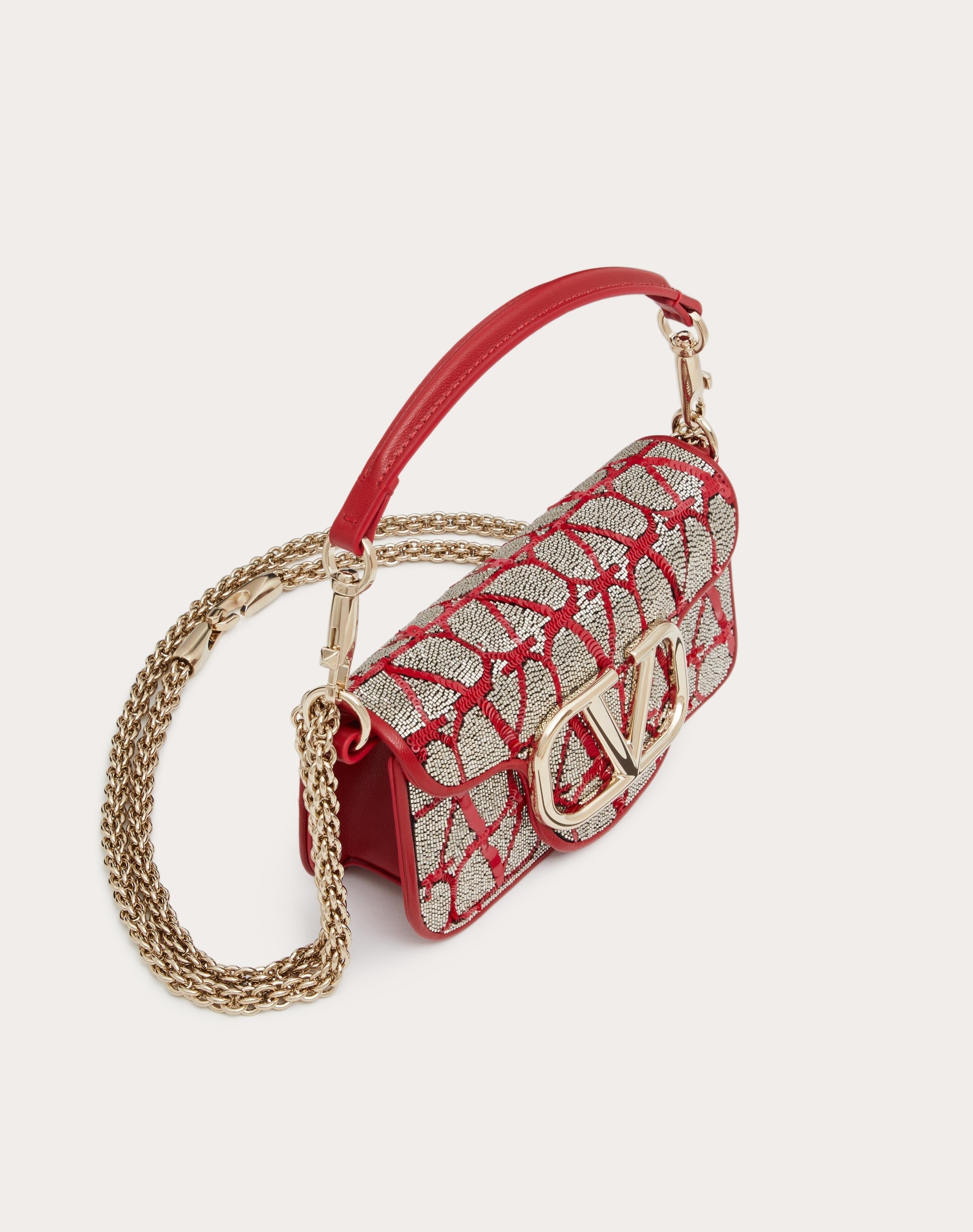 SMALL LOCÒ SHOULDER BAG WITH TOILE ICONOGRAPHE EMBROIDERY - 5