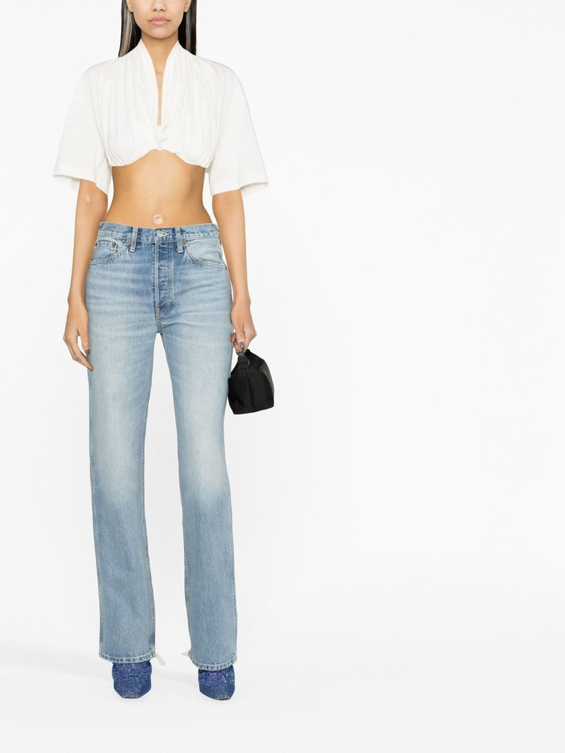 Alexander Wang draped crop top outlook