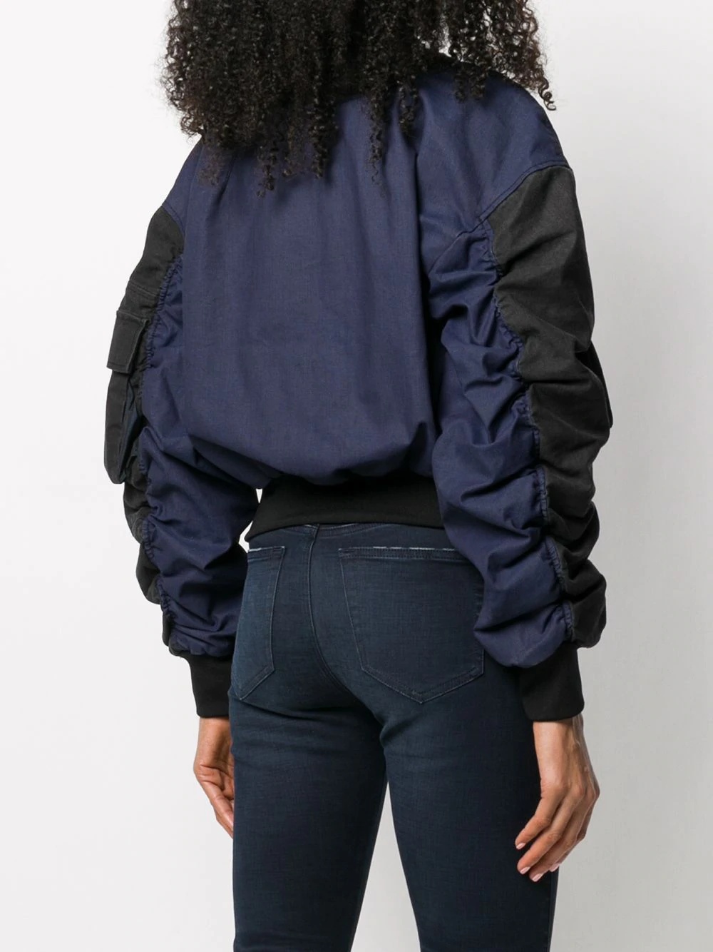 cropped bomber jacket - 4