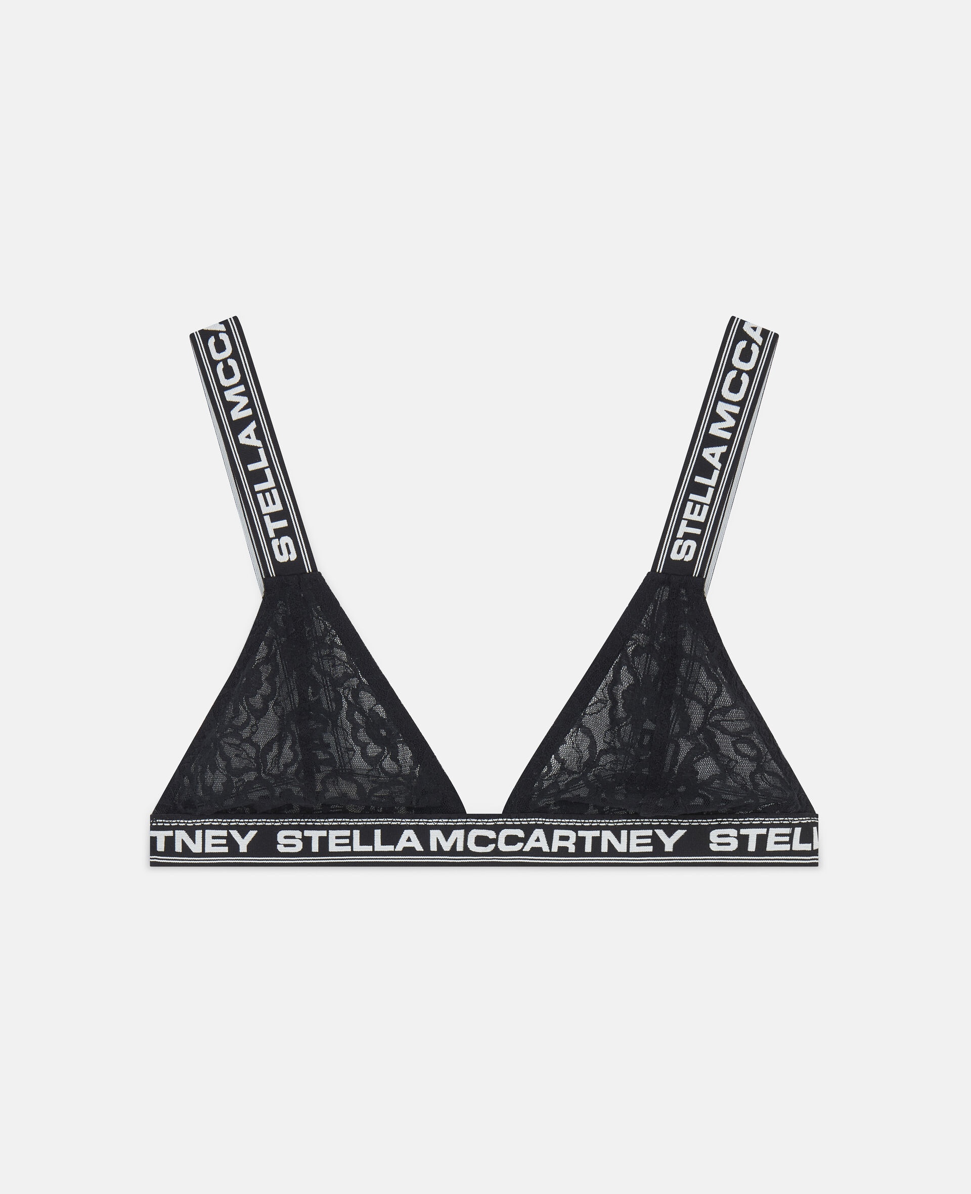 Logo Lace Soft-Cup Bra - 1