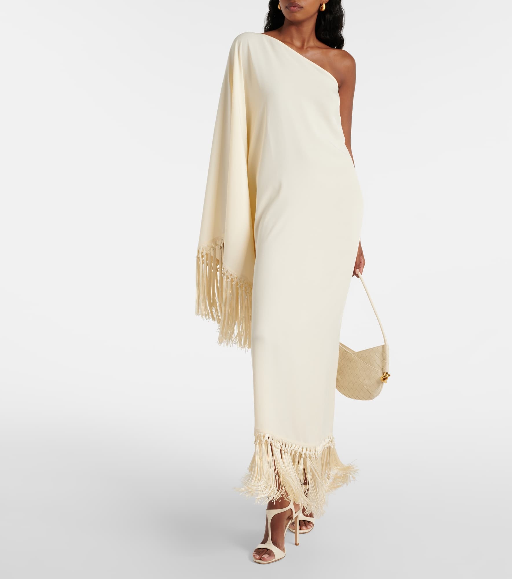 Arno fringed crêpe cady maxi dress - 2