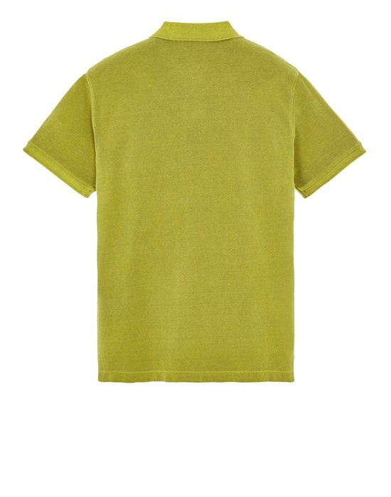 22S67 COTTON PIQUÉ_GARMENT DYED + PIGMENT DYE OLIVE GREEN - 2