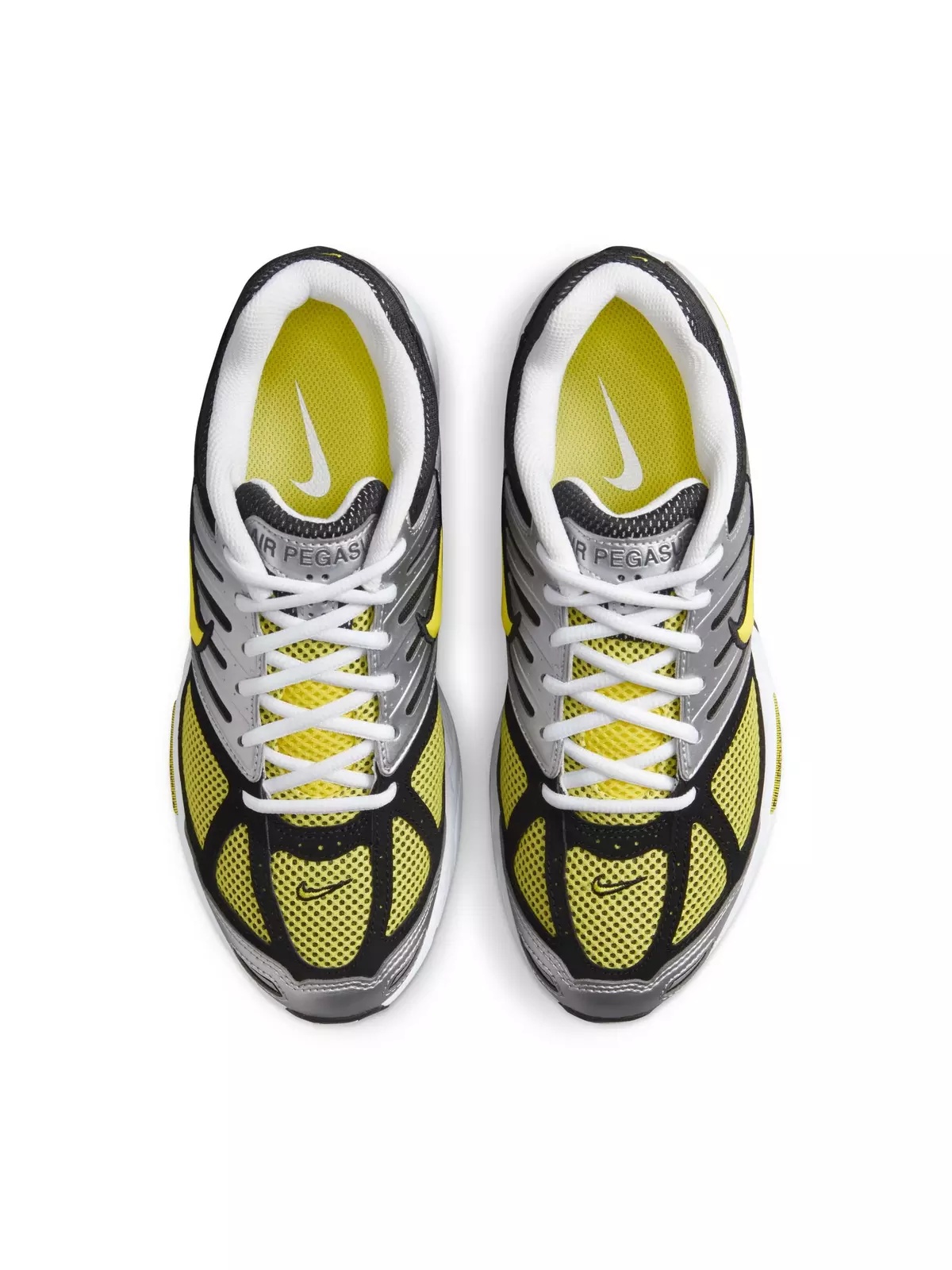 Air Pegasus 2005 "White/Opti Yellow/Metallic Silver/Black" Women's Shoe - 6