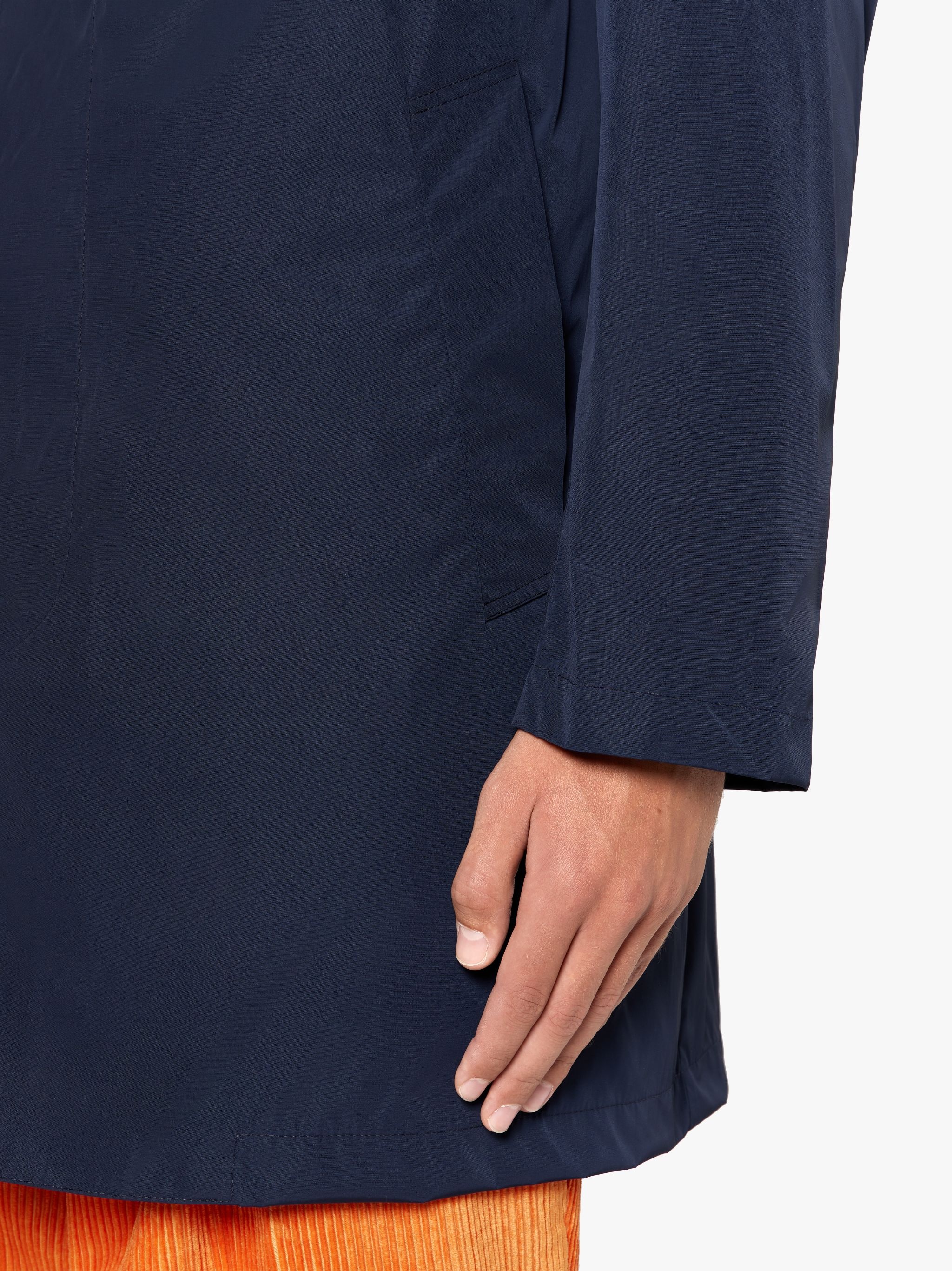 LONDON NAVY NYLON SHORT COAT | GMC-106 - 6