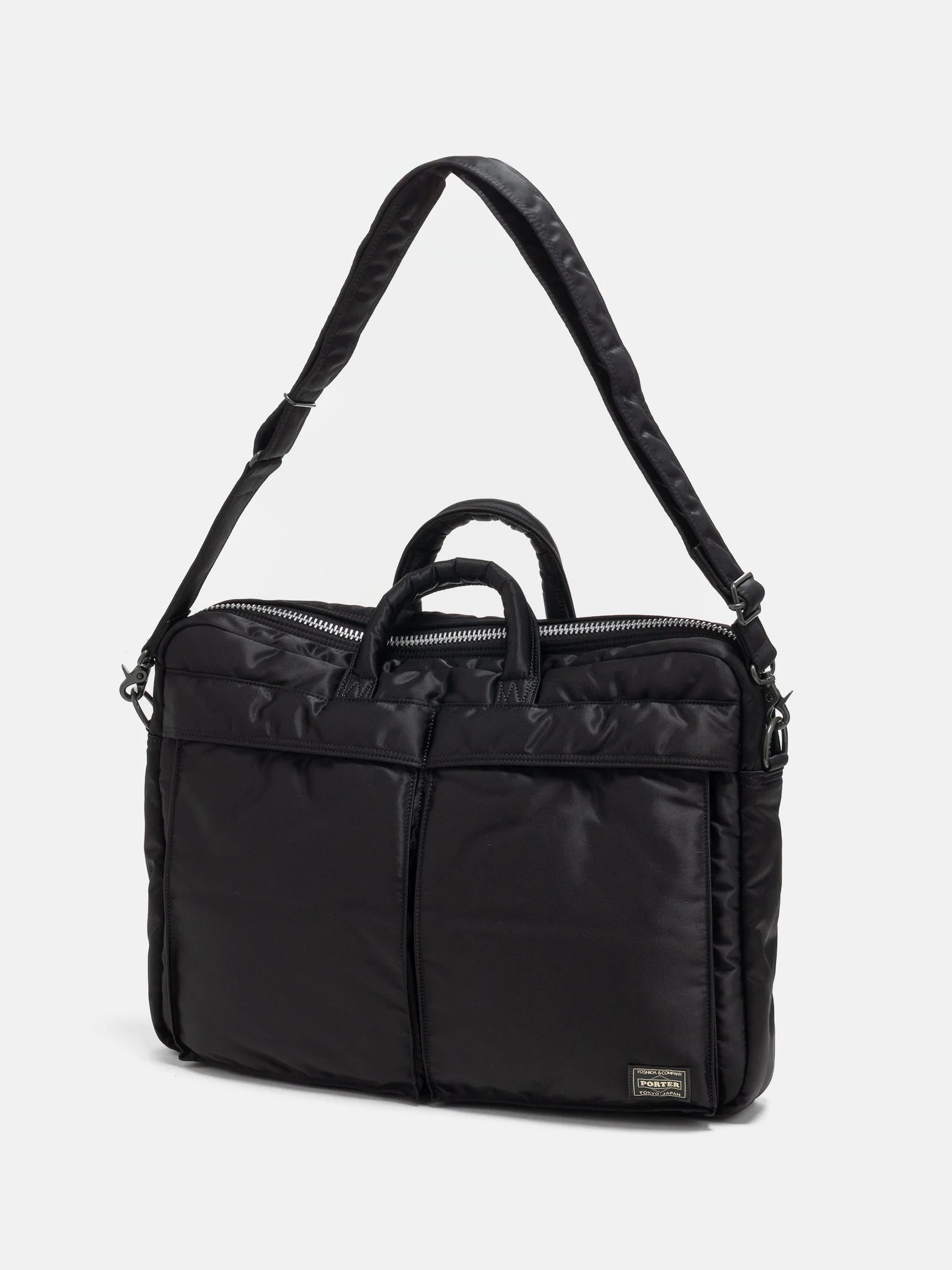 TANKER 2Way Document Bag Black - 1