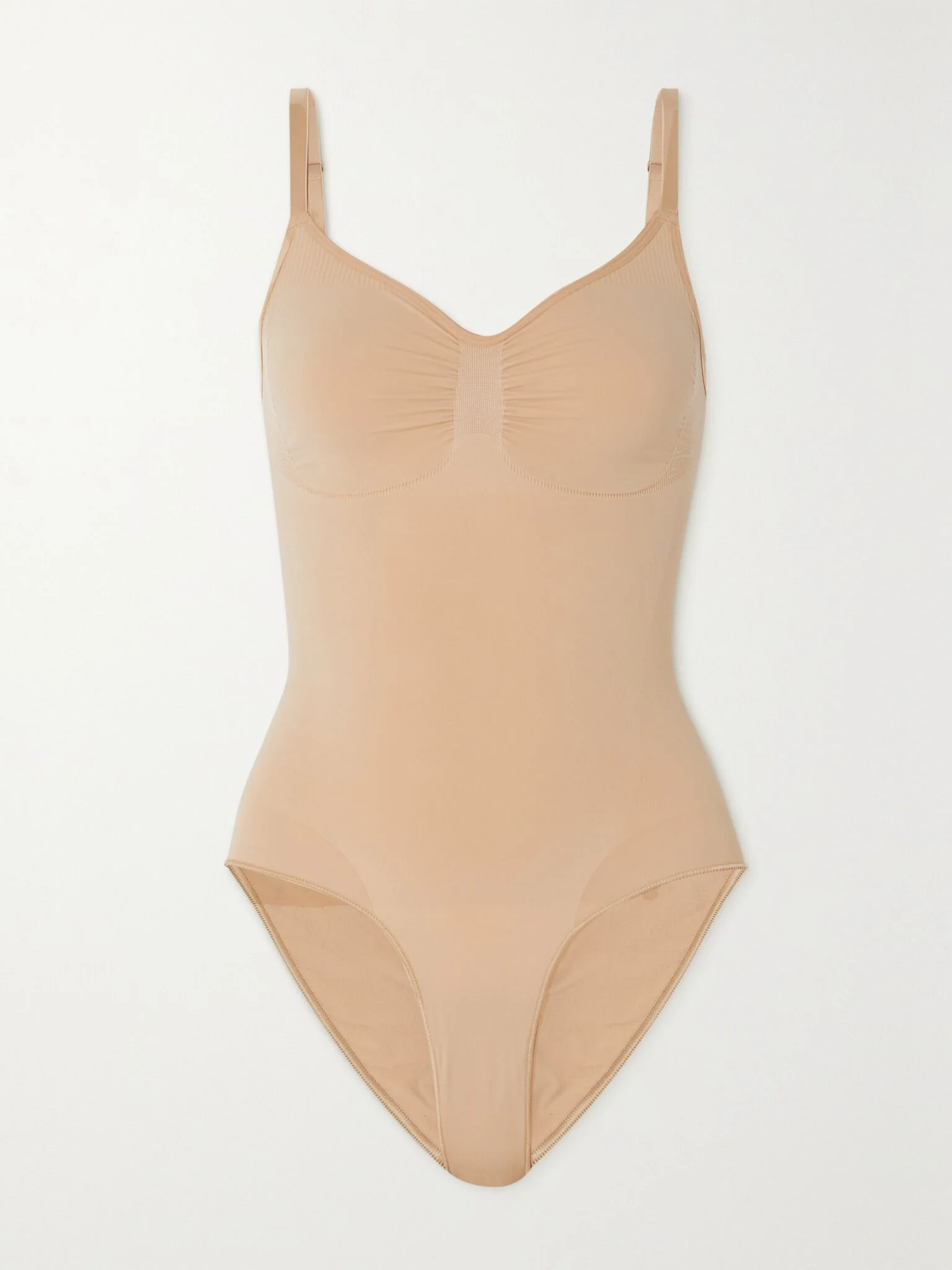 Seamless Sculpt Brief Bodysuit - Mica Brown - 1