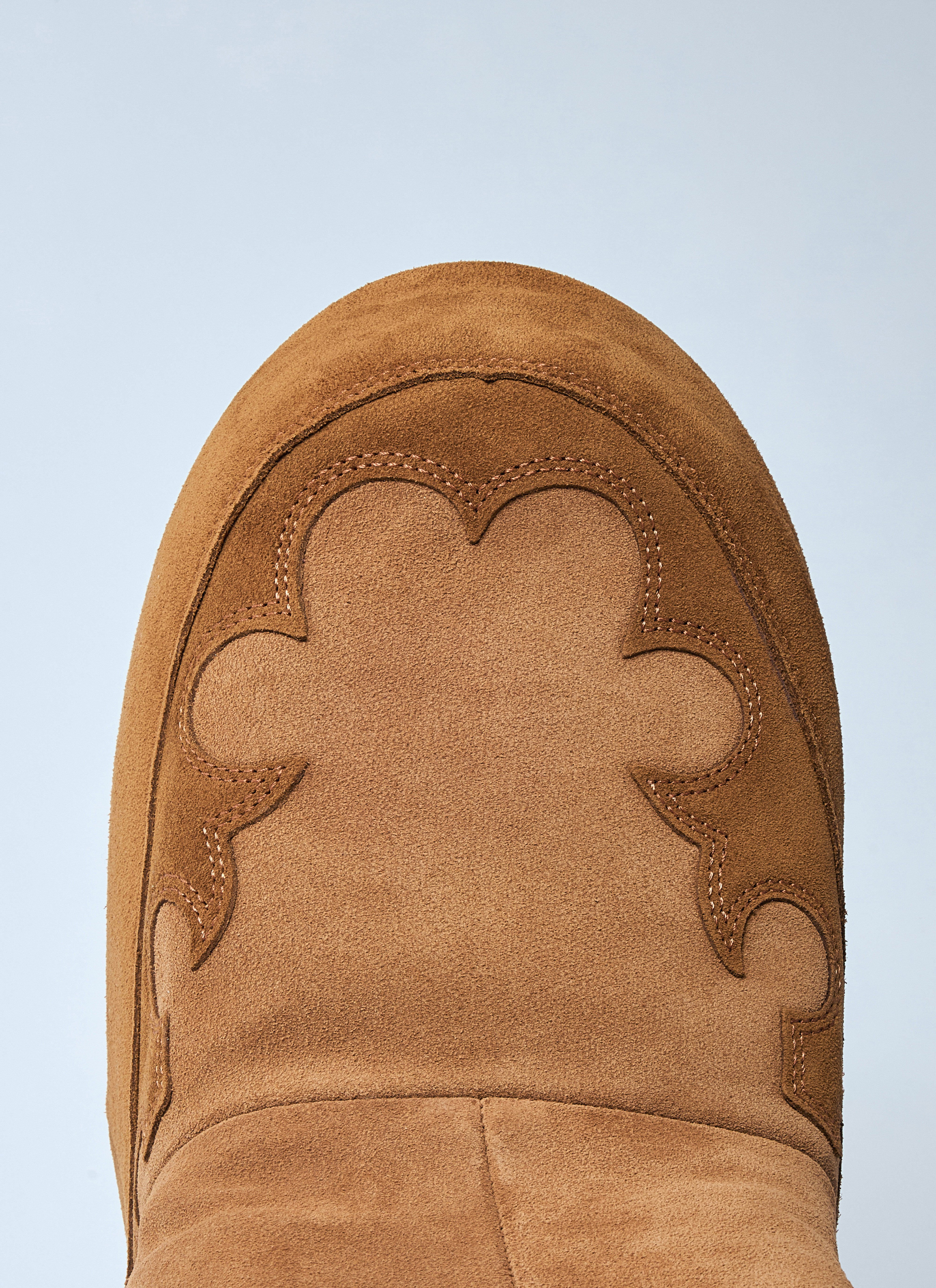 Icon Suede Embroidery Boots - 5