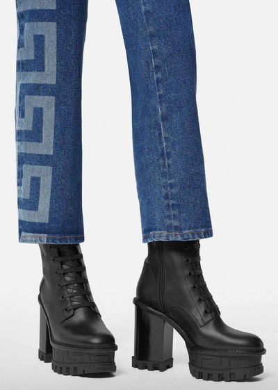 VERSACE Greca Labyrinth Boots outlook