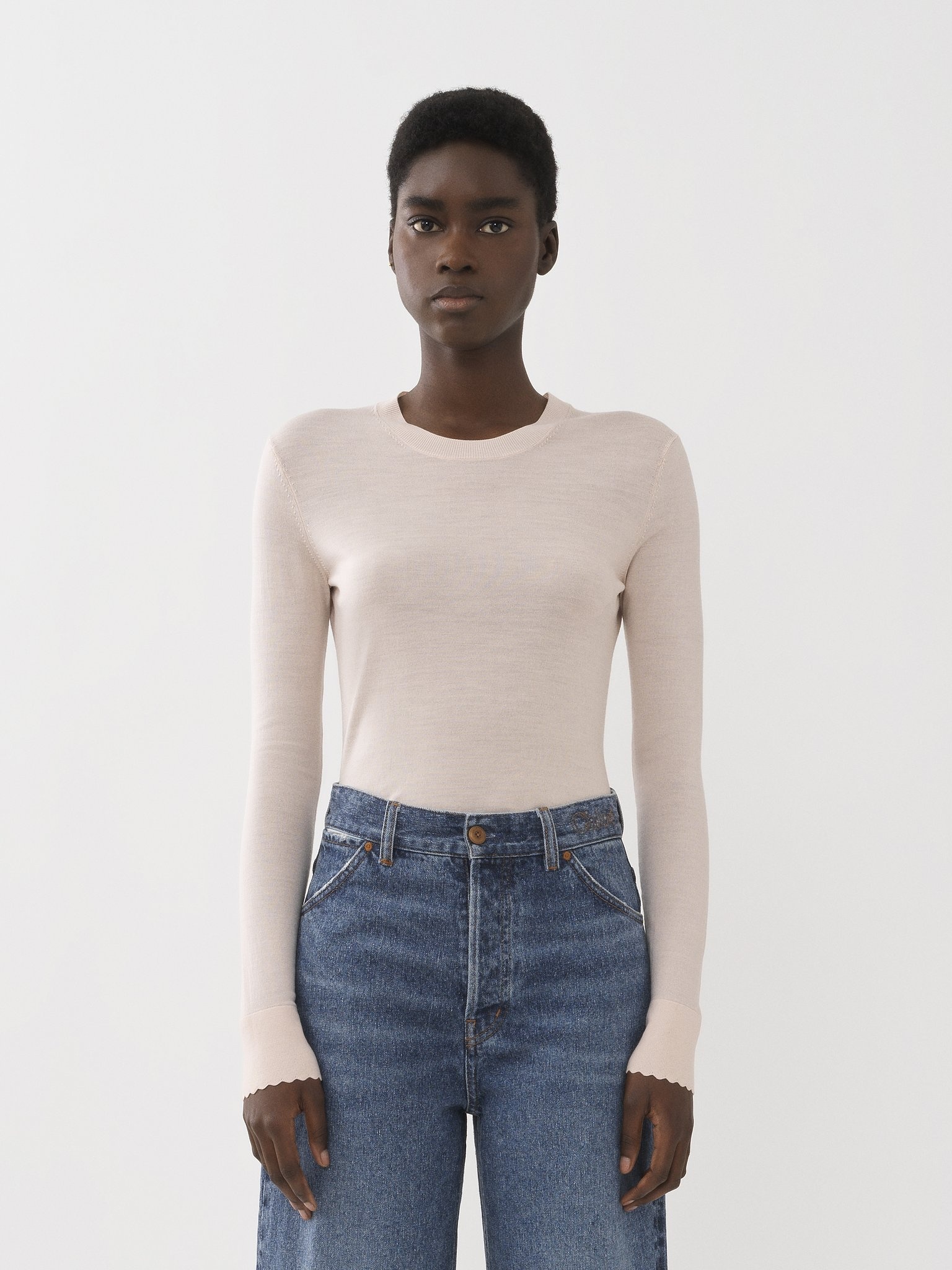 SCALLOPED SWEATER - 2