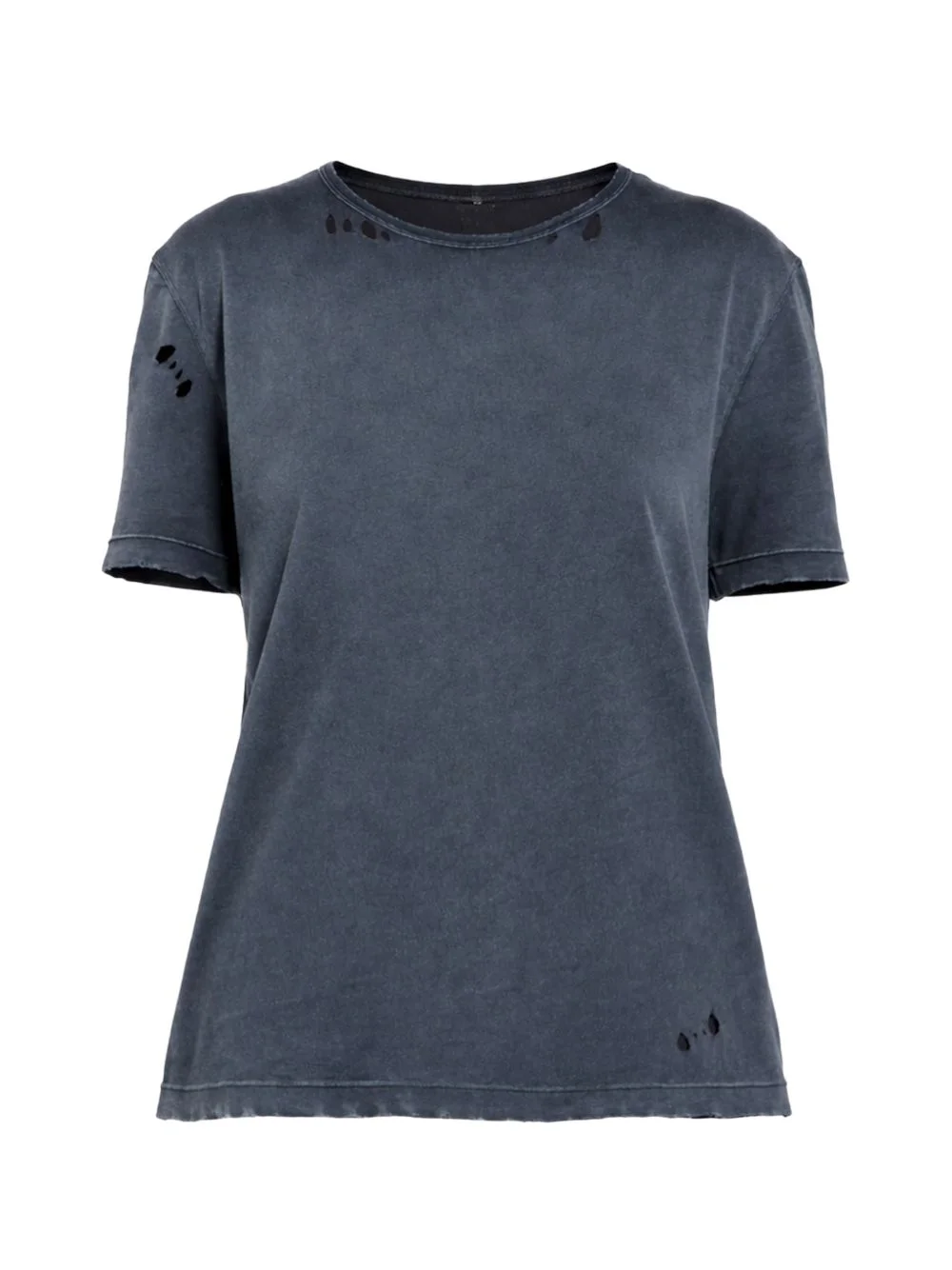 distressed-detail T-shirt - 1