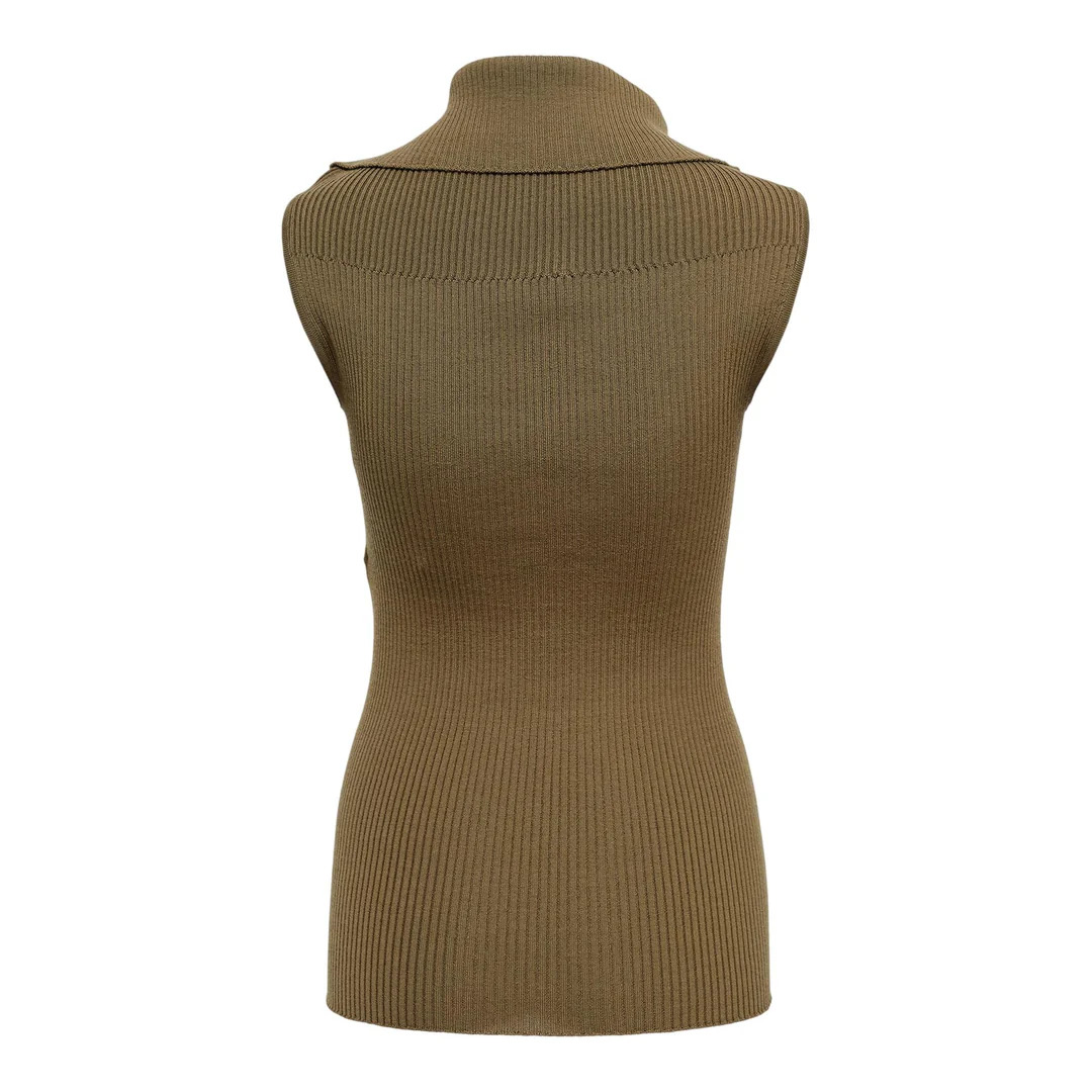 Light Rib Wool Top - 2