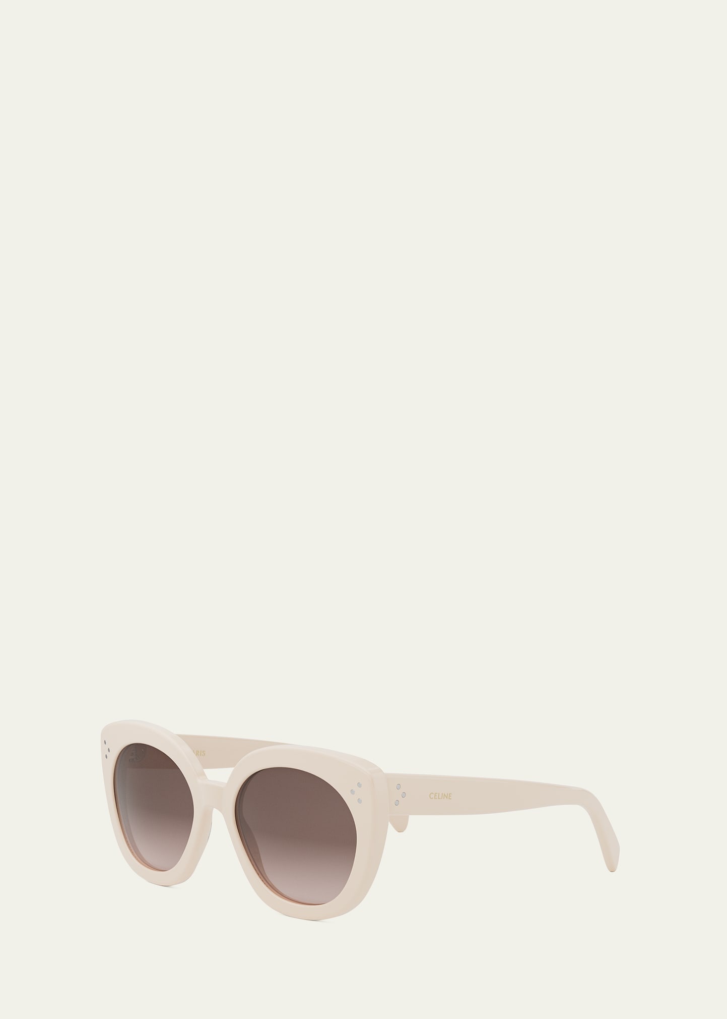 Bold 3 Dots Acetate Butterfly Sunglasses - 2
