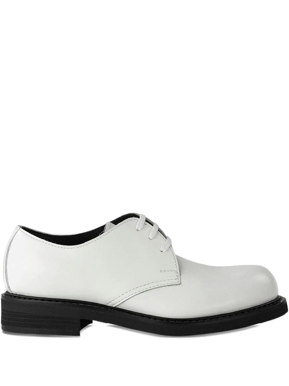lace-up leather derby shoes - 1