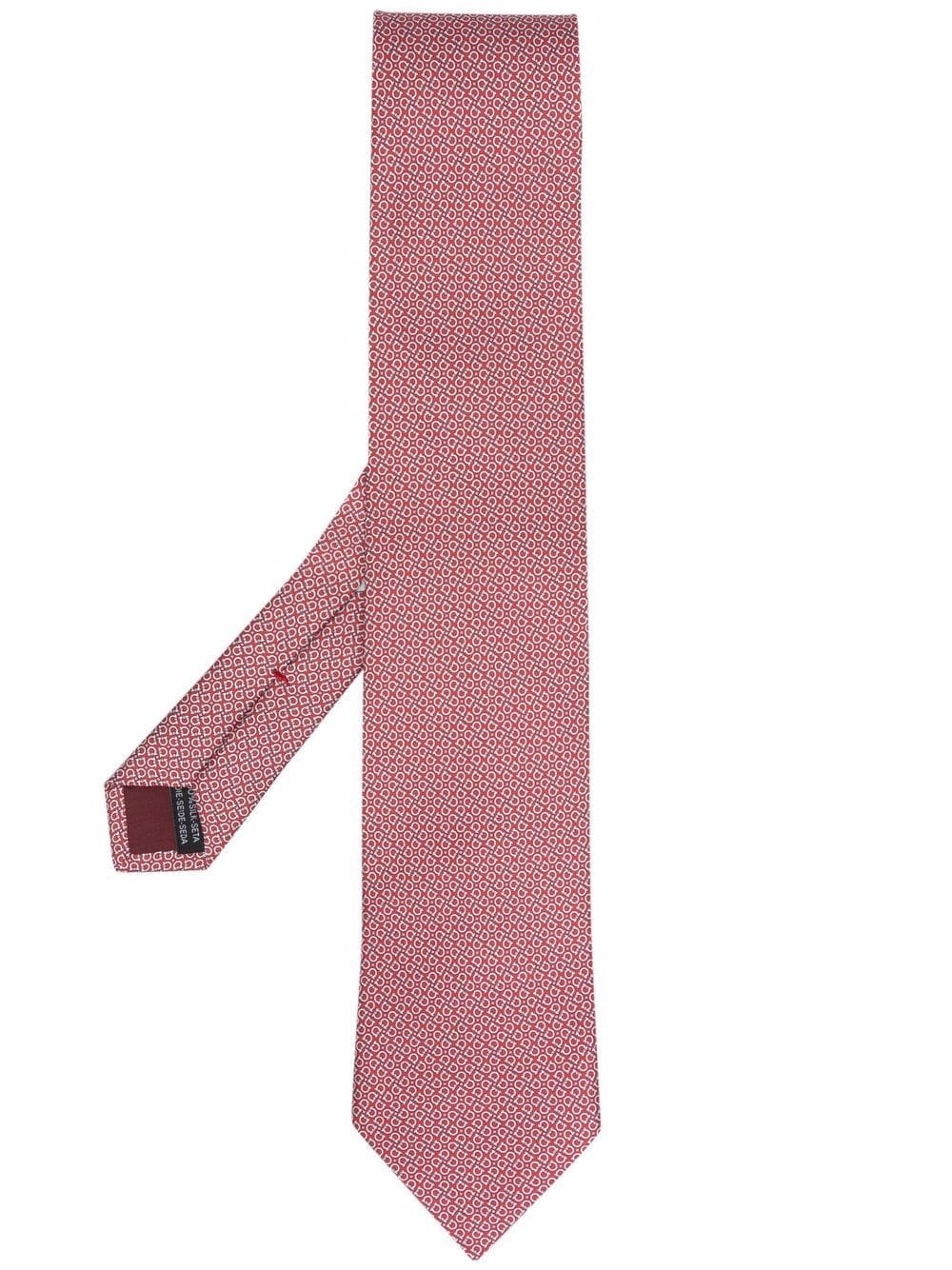 Gancini-pattern tie - 1