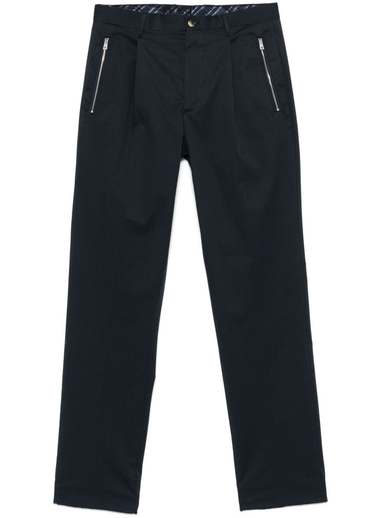 pleat-detail trousers 1
